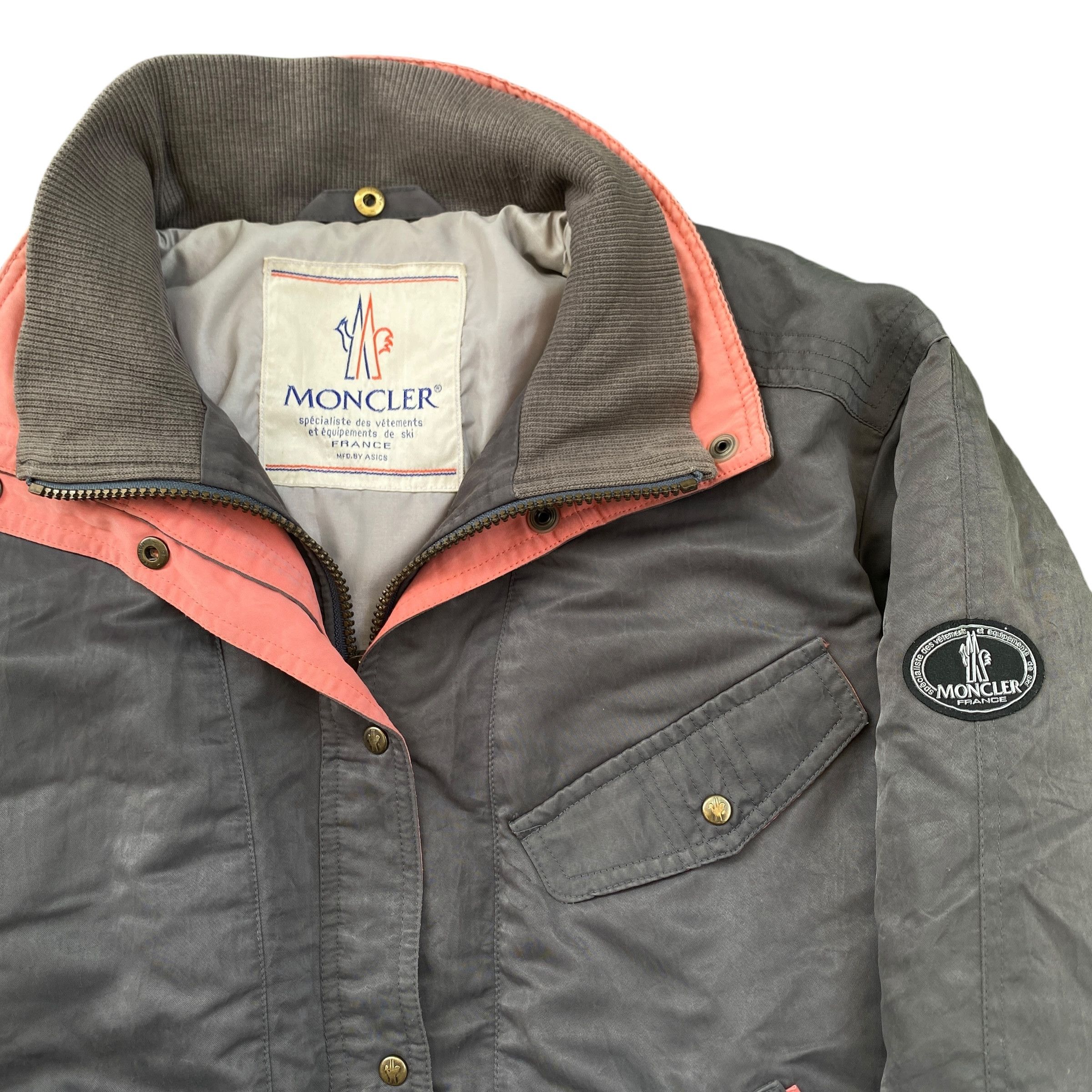 Moncler Vintage 90s Moncler Asics Bomber Jacket Size US M / EU 48-50 / 2 - 4 Thumbnail