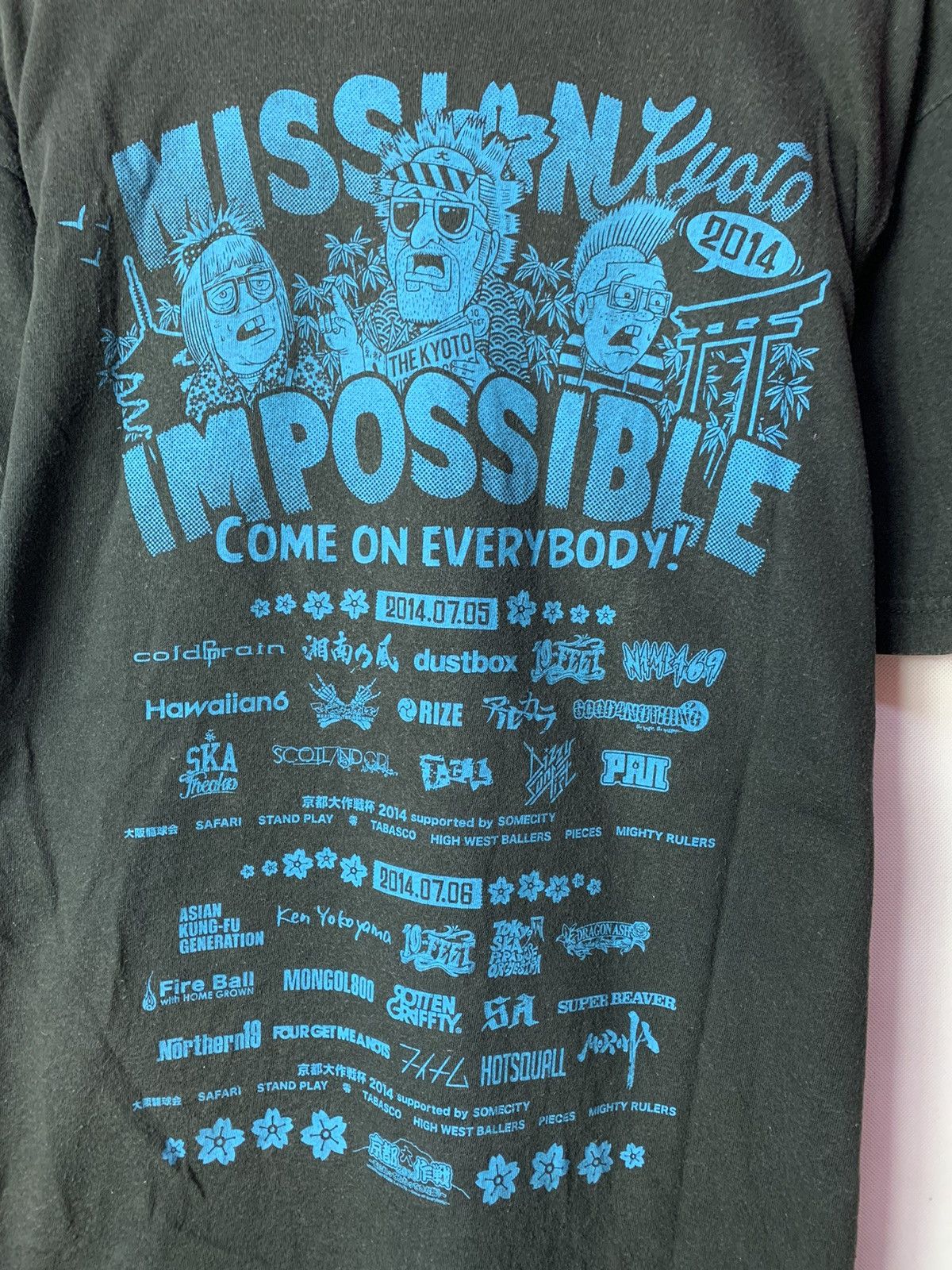 Band Tees 🔥Kyoto Mission Impossible 2014 Japan Punk Fest Tee Size US M / EU 48-50 / 2 - 4 Thumbnail