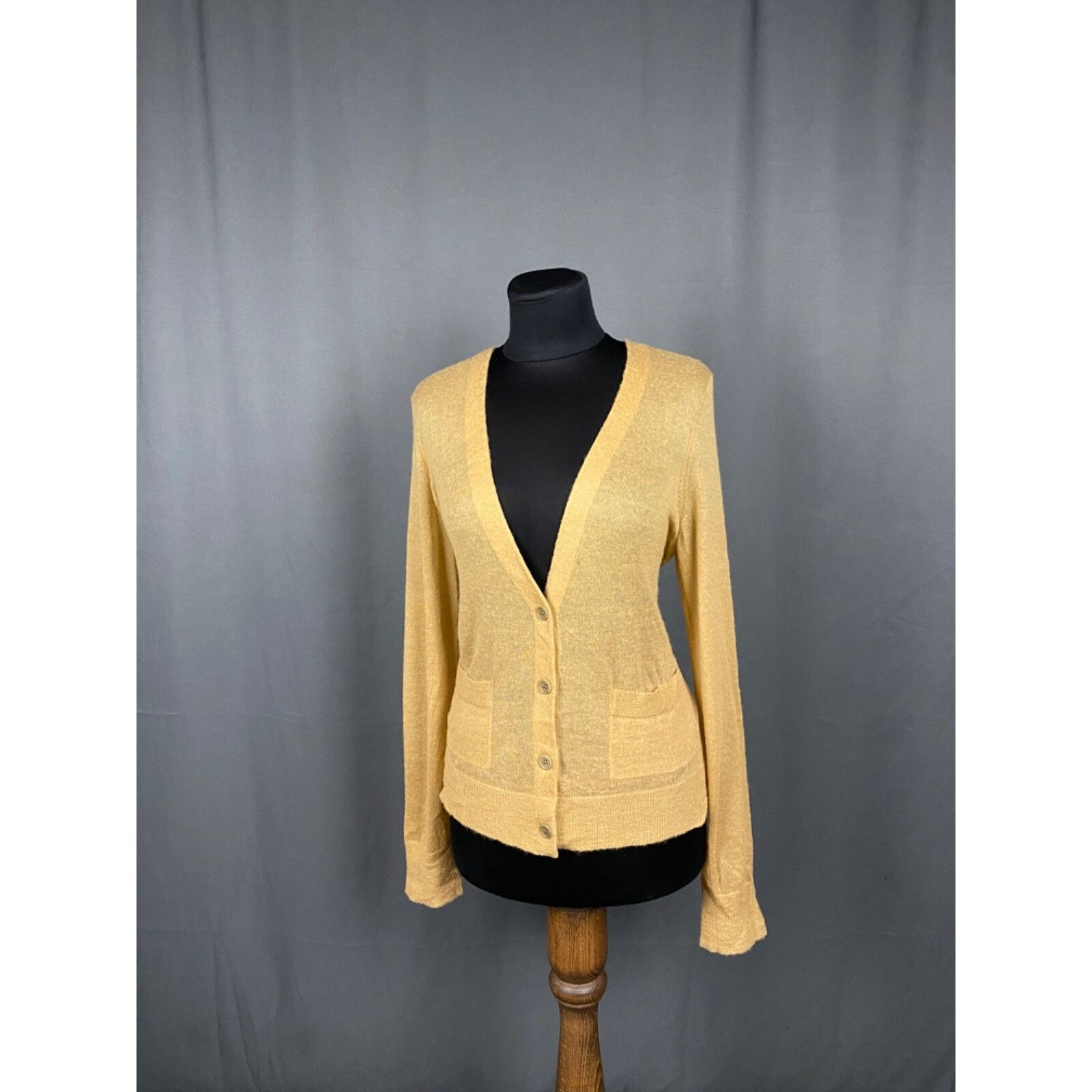 Dries Van Noten Dries Van Noten Women's Beige Brown Cashmere Knitted Cardiga Size S / US 4 / IT 40 - 2 Thumbnail