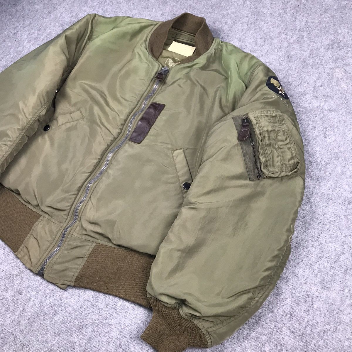 Toyo Enterprises VTG🔥US AIR FORCE BOMBER TOYO ENTERPRISES FADED JACKET 143 Size US M / EU 48-50 / 2 - 4 Thumbnail