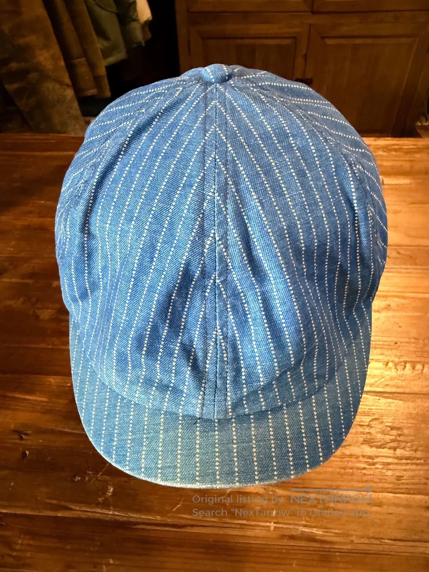 RRL Ralph Lauren RRL indigo denim newsboy cap | Grailed