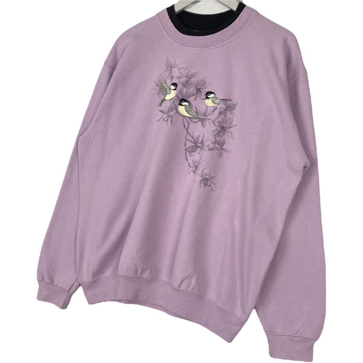 Vintage Vintage 90s Top Stitch by Morning Sun Crewneck Sweatshirt Pu Size M / US 6-8 / IT 42-44 - 2 Thumbnail
