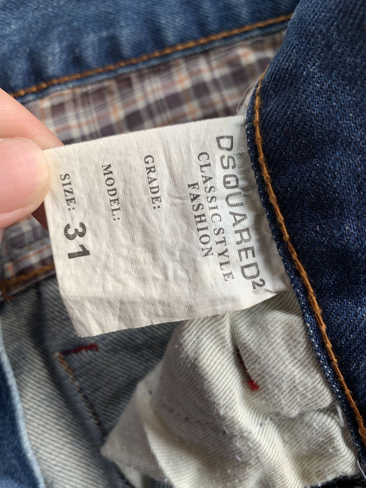 Dsquared2 DSQUARED2 DENIM PATCHWORDS CUSTOM RARE MADE IN ITALY Size US 32 / EU 48 - 20 Thumbnail