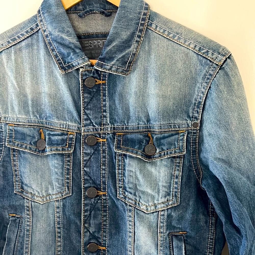 Esprit Western Jacket - ESPRIT - Med - 100% Ctn - medium blue Size US M / EU 48-50 / 2 - 1 Thumbnail