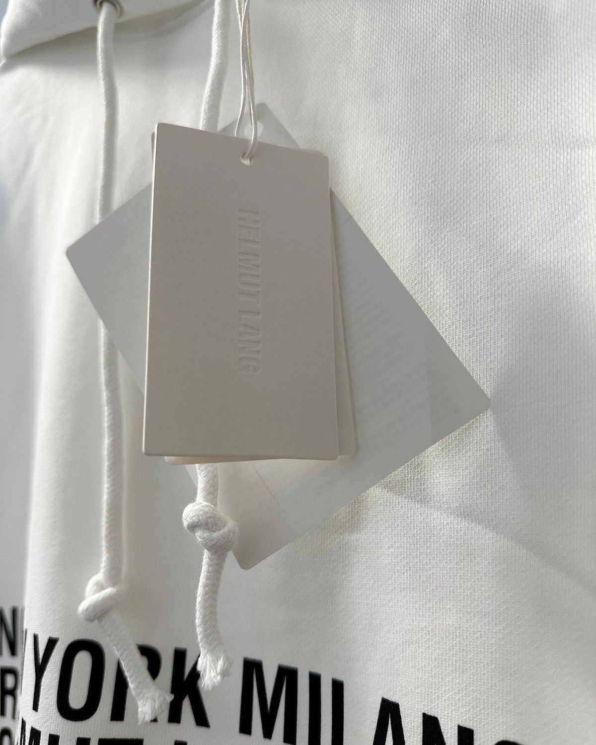 Helmut Lang HELMUT LANG Box Logo Terry Hoodie Size US M / EU 48-50 / 2 - 5 Thumbnail