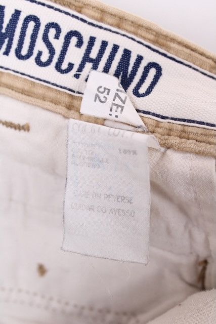 Moschino MOSCHINO CORDUROY PANTS BEIGE - 52 Size US 36 / EU 52 - 4 Thumbnail