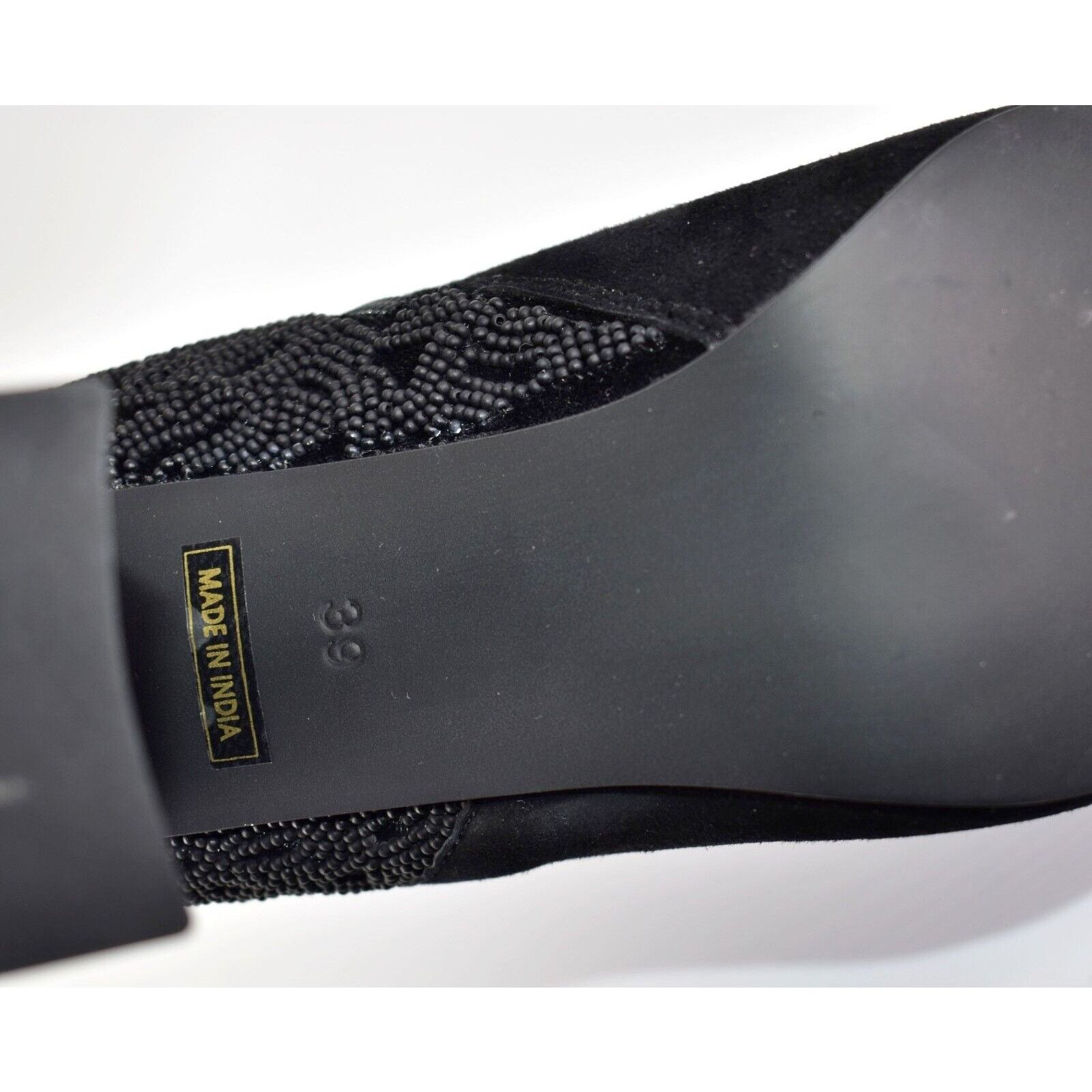 Barneys New York New BARNEYS NEW YORK Black Beaded Suede Boot Shoes Sz 9 $430 Size US 9 / IT 39 - 8 Thumbnail