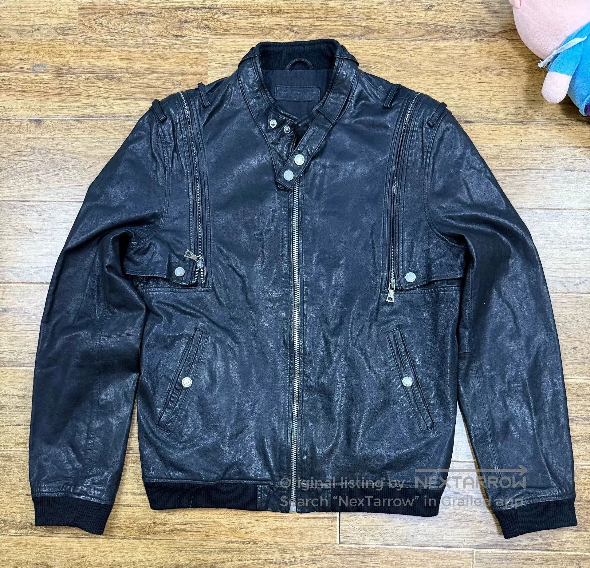 Neil Barrett Neil Barrett Men's Leather Jacket. Size US M / EU 48-50 / 2 - 1 Thumbnail