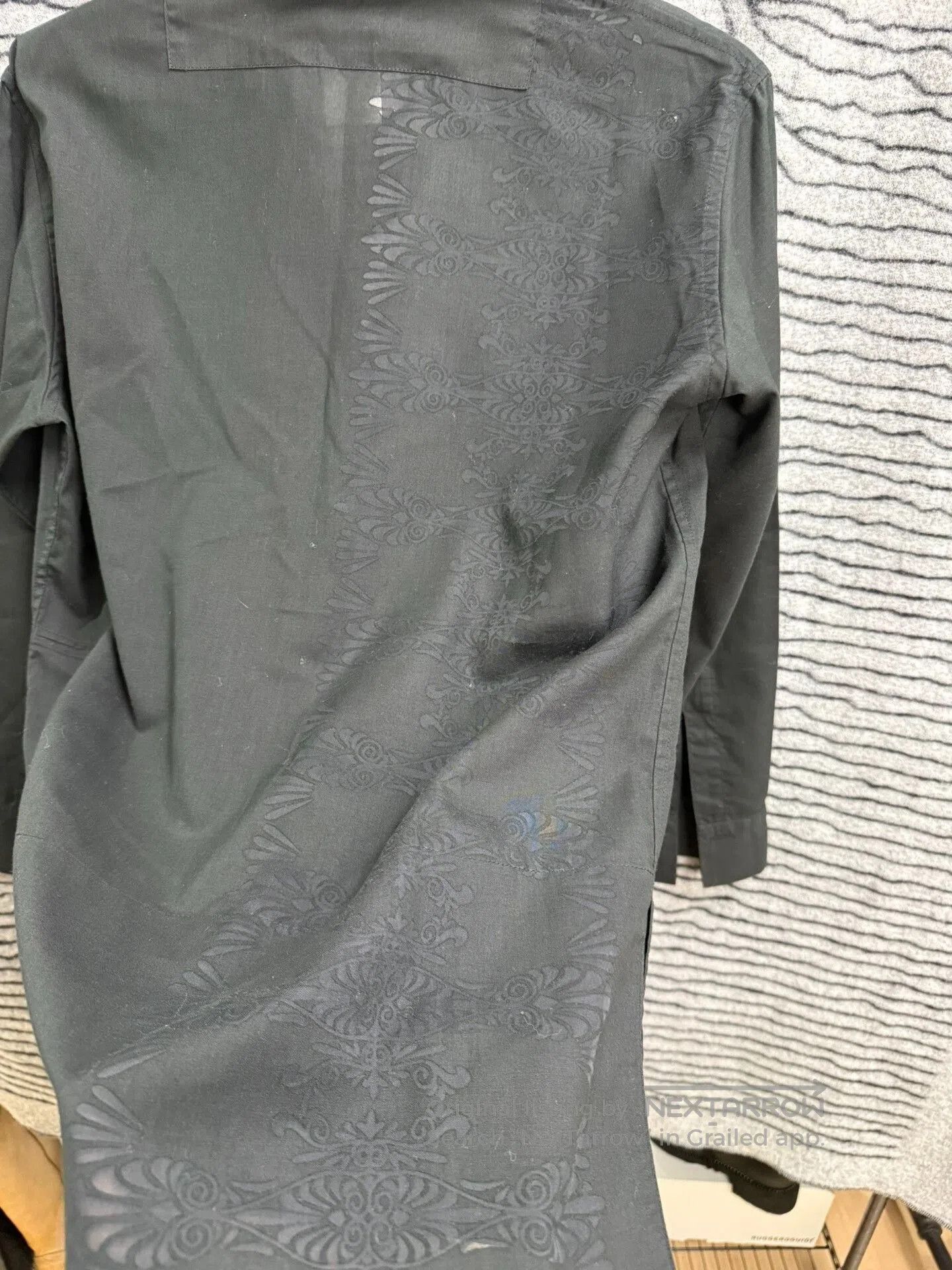 Y's Yohji Yamamoto Y's Sheer Patterned Shirt. Size L / US 10 / IT 46 - 6 Thumbnail