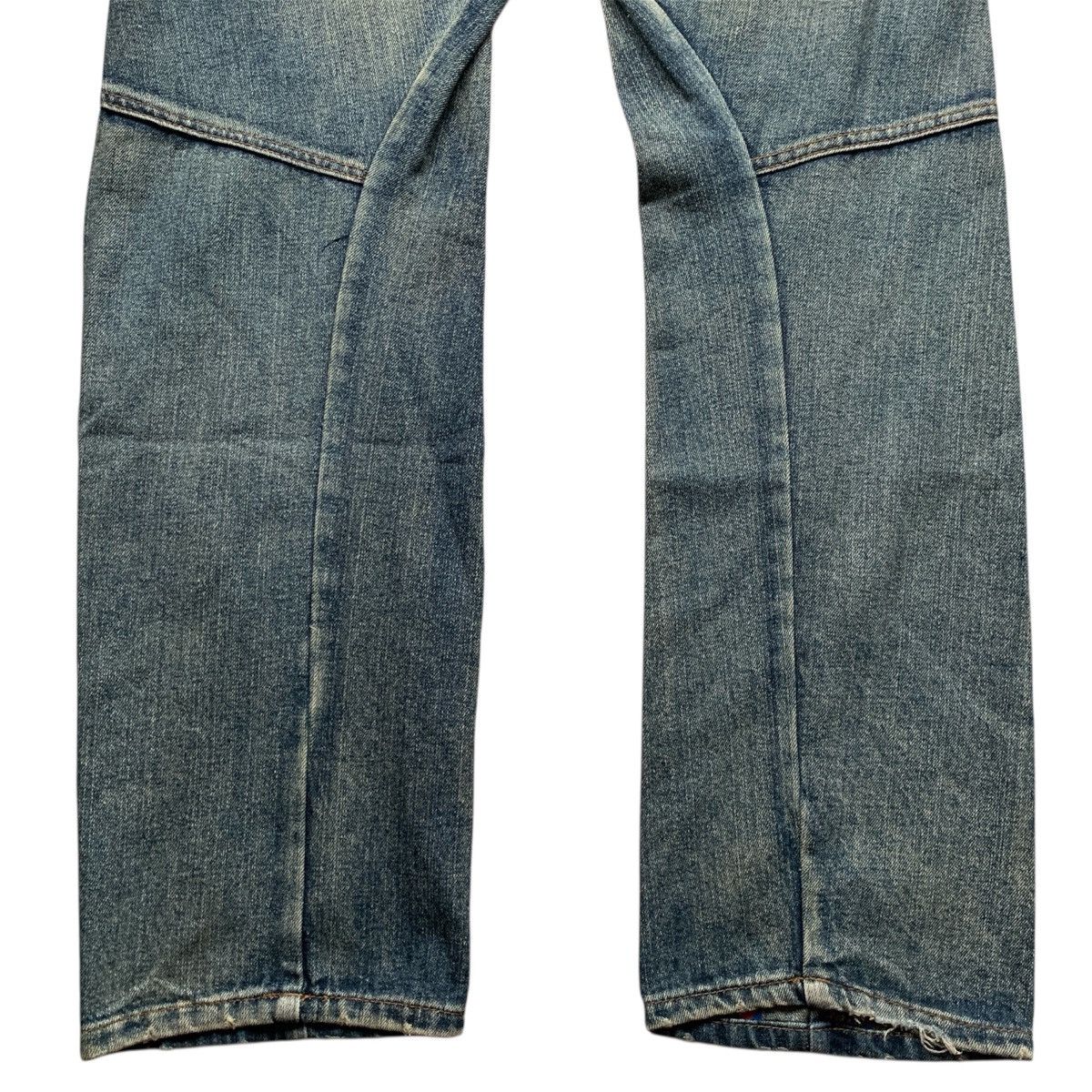 Japanese Brand KMK Double Waist Mud Wash Jeans LGB ifsixwasnine Style Size US 32 / EU 48 - 11 Thumbnail