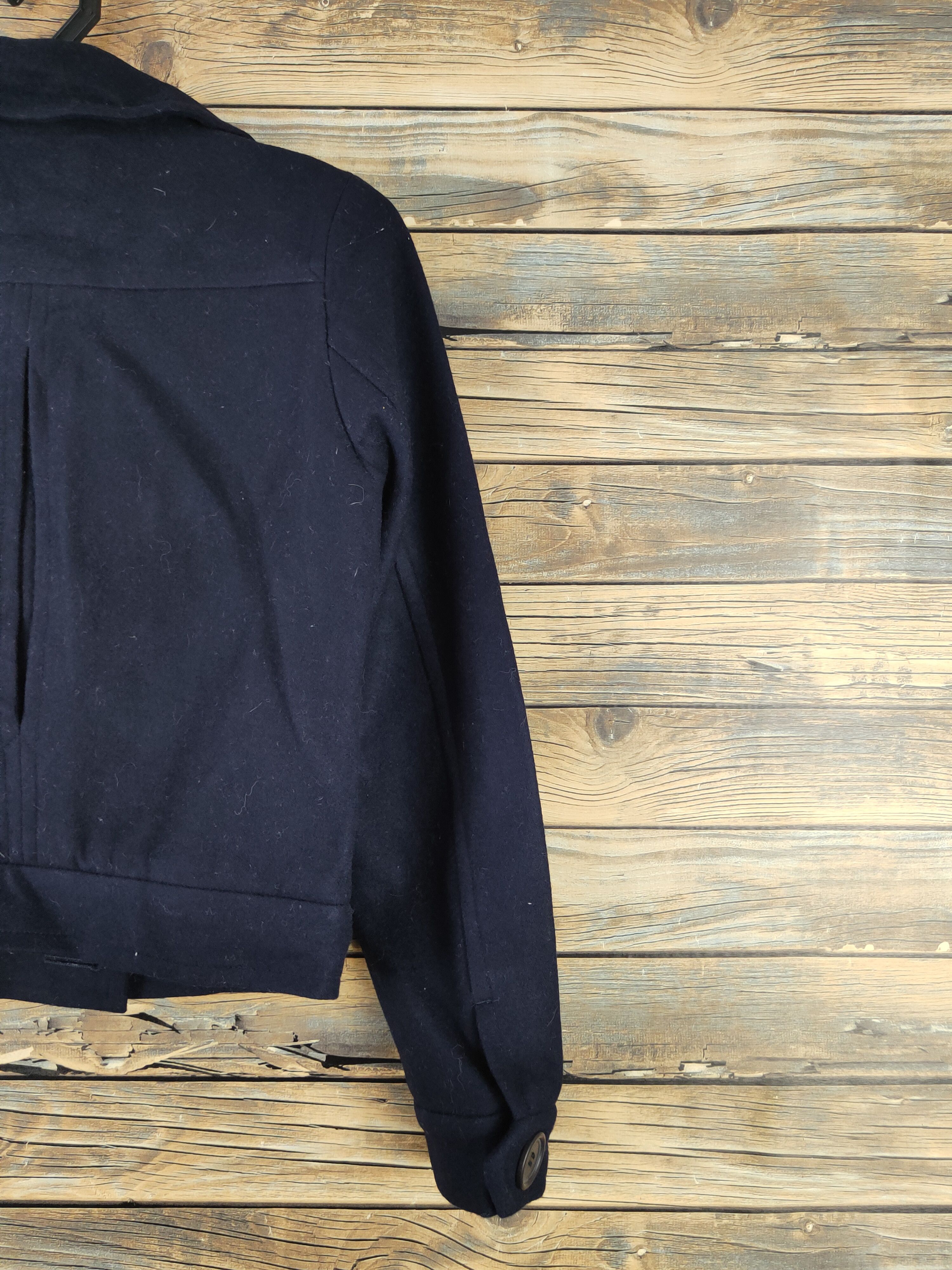 Lacoste × Vintage Lacoste Navy Wool Crop Top Jackets #W2241 Size S / US 4 / IT 40 - 10 Thumbnail