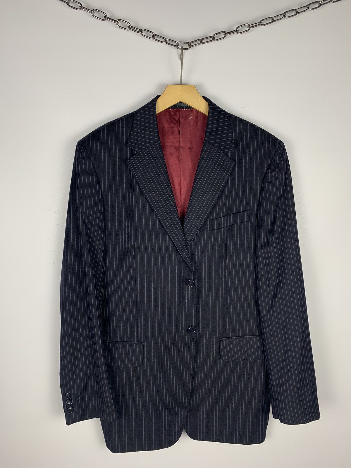 Loro Piana Ing. Loro Piana Zelander Two-Button Blazer Jacket Men’s Size 40L - 11 Thumbnail
