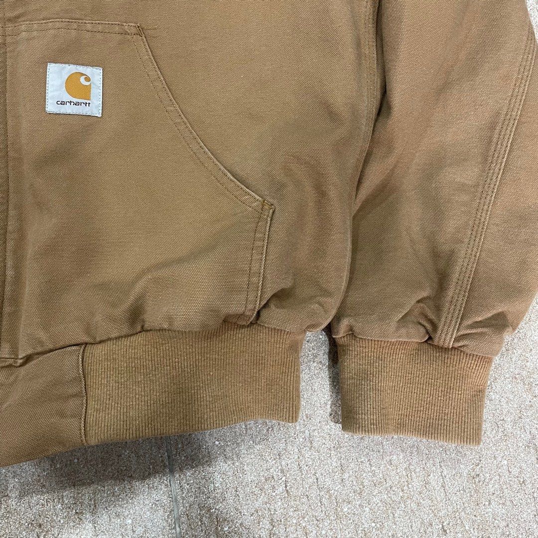 Carhartt Wip × Vintage Size M Carhartt WIP Active Jacket in Brown Size US M / EU 48-50 / 2 - 3 Thumbnail