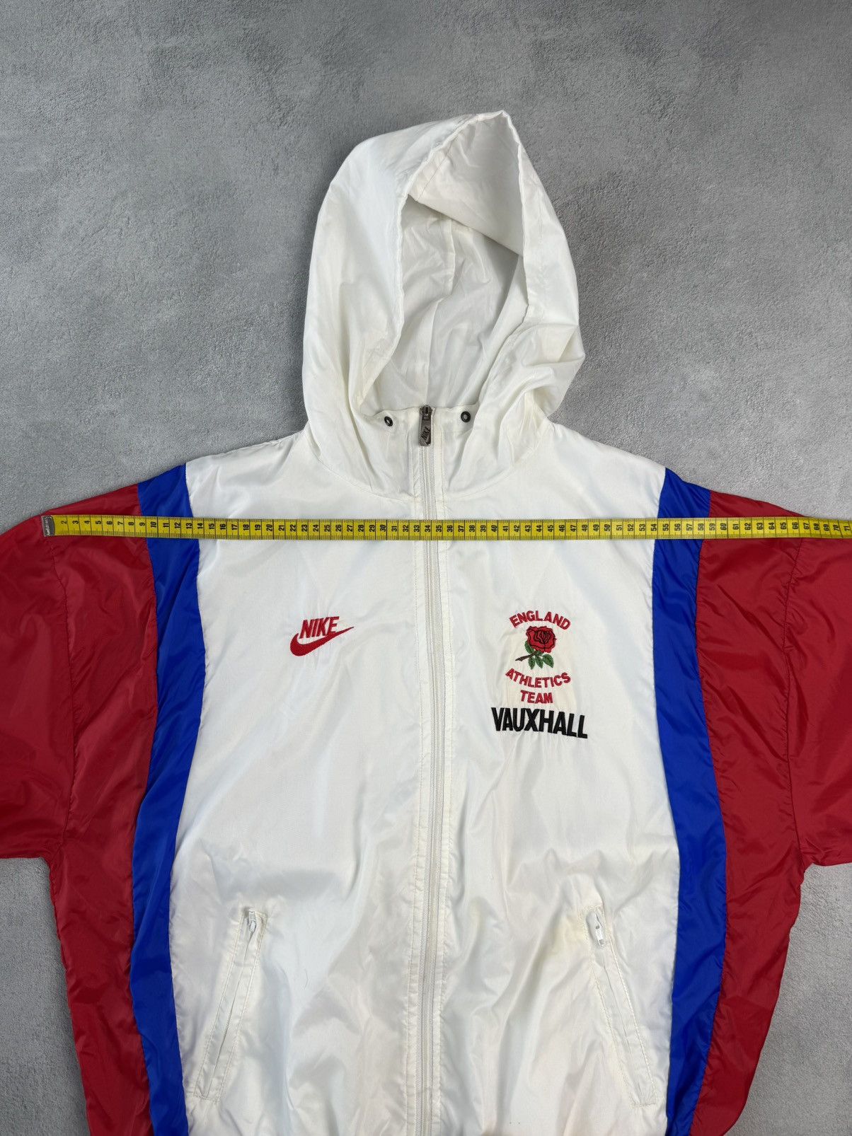 Nike 1980s Vintage Nike England Jacket Football Soccer Running Size US L / EU 52-54 / 3 - 16 Thumbnail