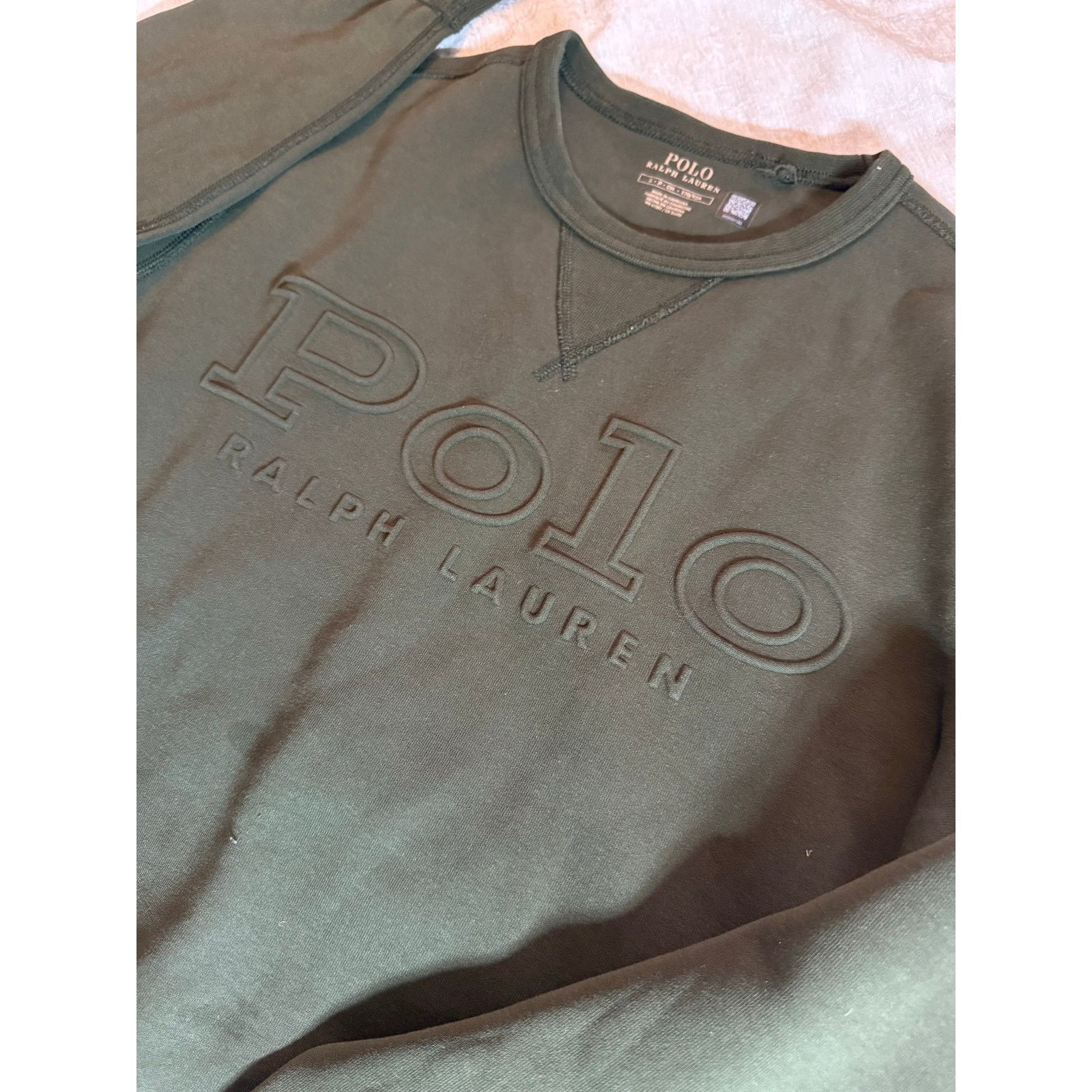 Ralph Lauren Polo Ralph Lauren Double Knit Embossed Crewneck Sweatshirt Size US S / EU 44-46 / 1 - 3 Thumbnail
