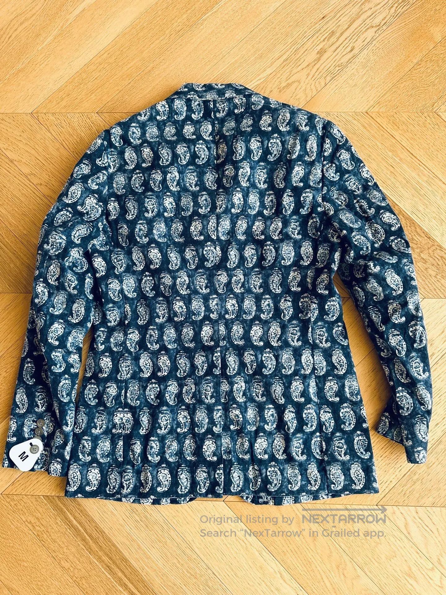 RLX Ralph Lauren Vintage Blue Dyed Polo Suit Jacket. Size US M / EU 48-50 / 2 - 5 Thumbnail