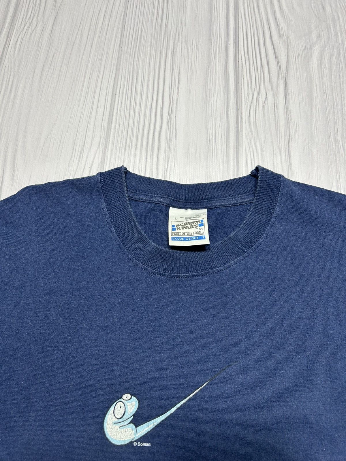 Vintage Vintage Y2K Adult Humor Nike Spermatozoon Domani T-Shirt Size US L / EU 52-54 / 3 - 9 Thumbnail