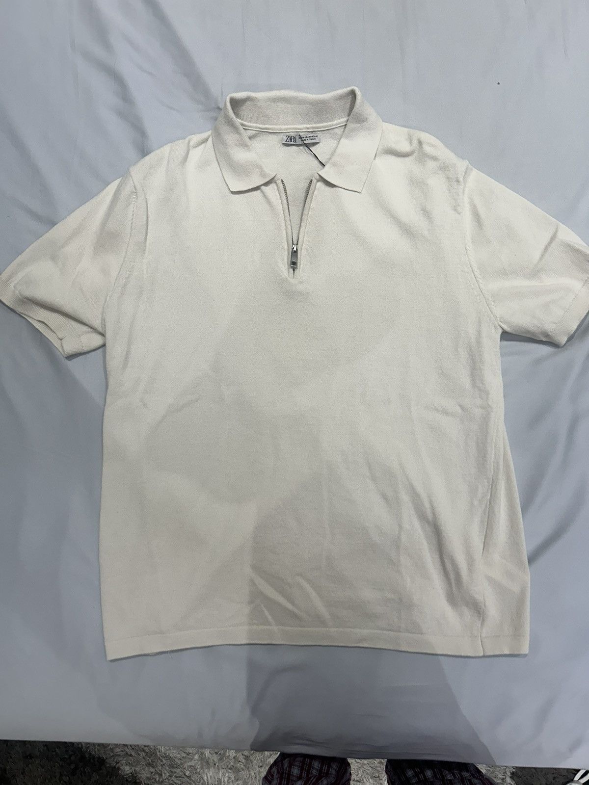 Zara Quarter Zip Knit Polo Size US M / EU 48-50 / 2 - 1 Thumbnail