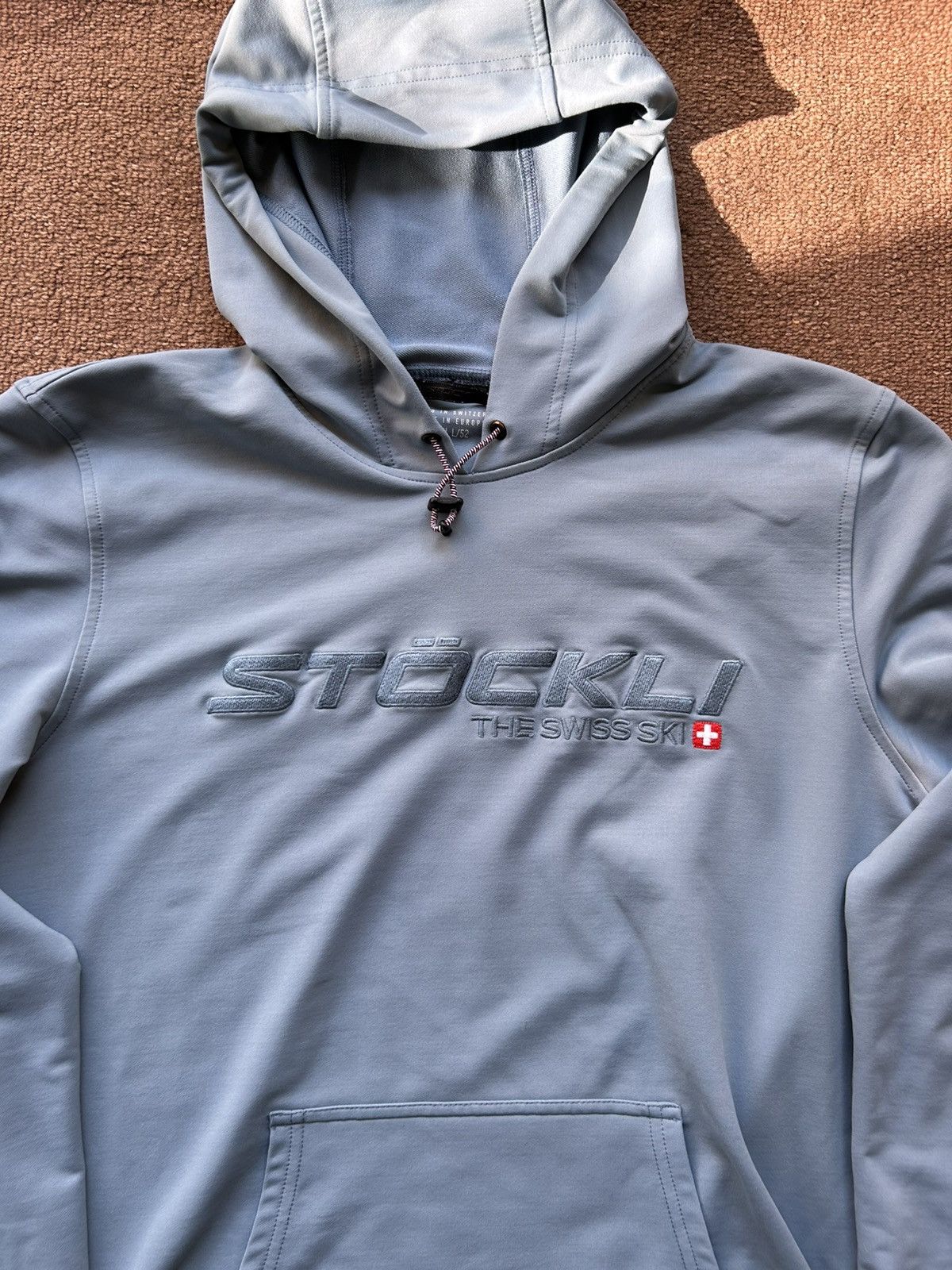 Vintage Vintage Stockli Swiss Ski Sweatshirt Size US L / EU 52-54 / 3 - 6 Thumbnail