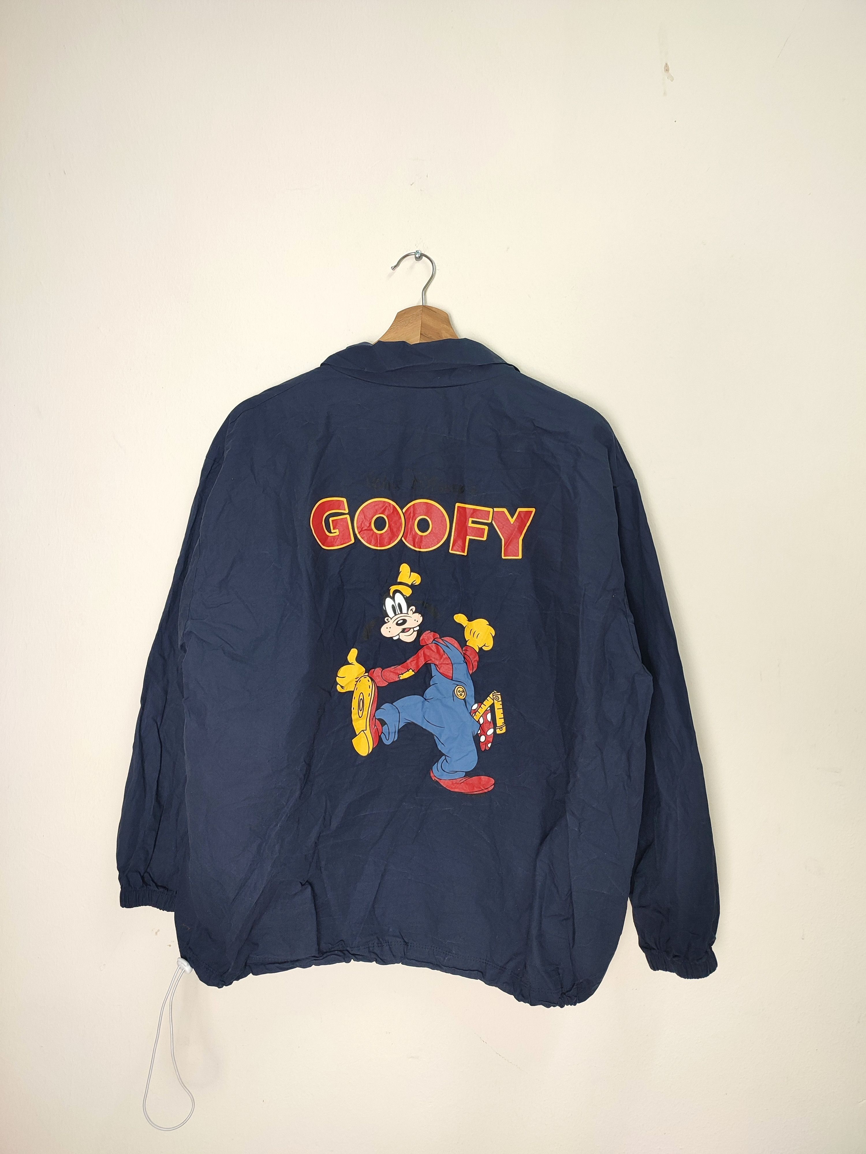 Disney Vintage Goofy Half Zipper Light Jacket Size US M / EU 48-50 / 2 - 1 Thumbnail