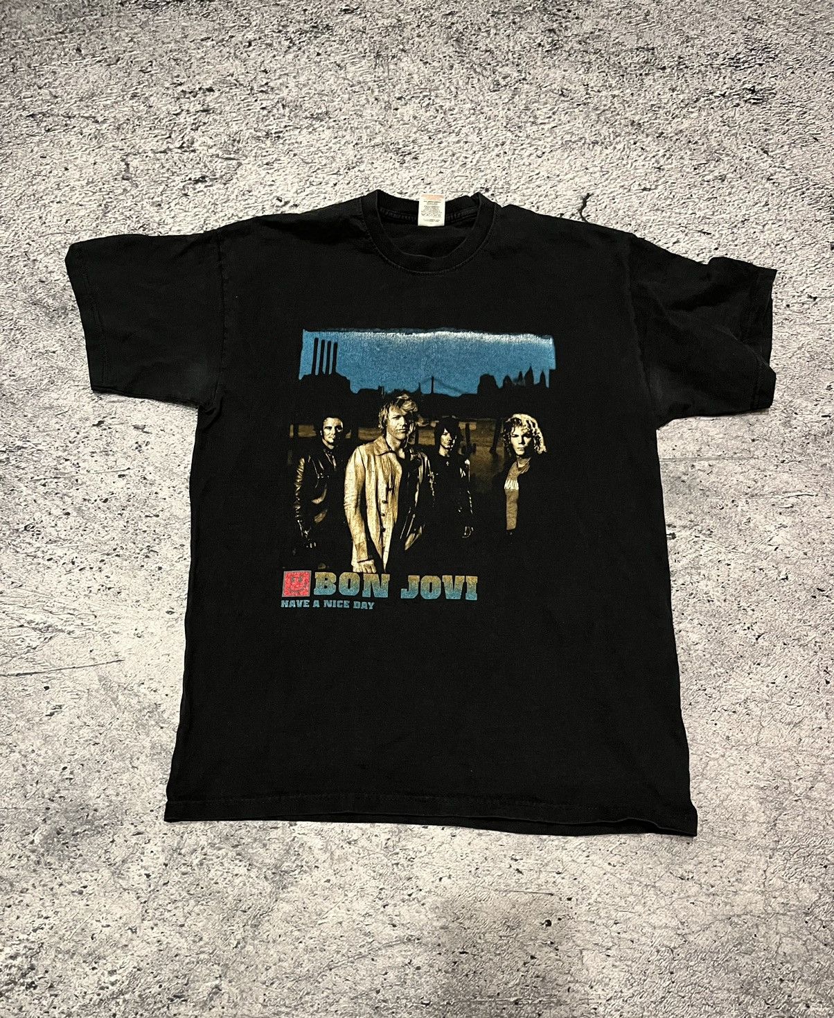 Band Tees × Vintage Vintage 2006 Bonjovi World Tour t-shirt Size US M / EU 48-50 / 2 - 1 Thumbnail