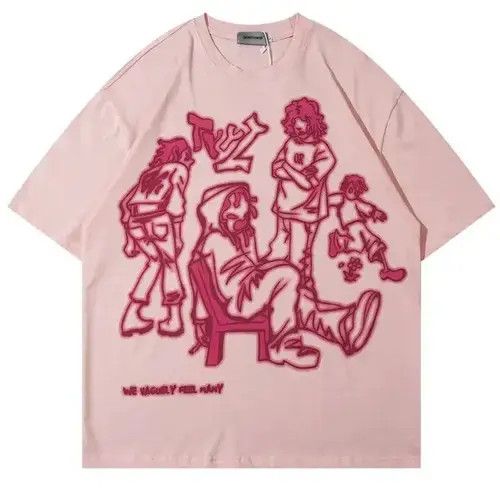 Harajuku Cartoon GraphicTshirt Oversized