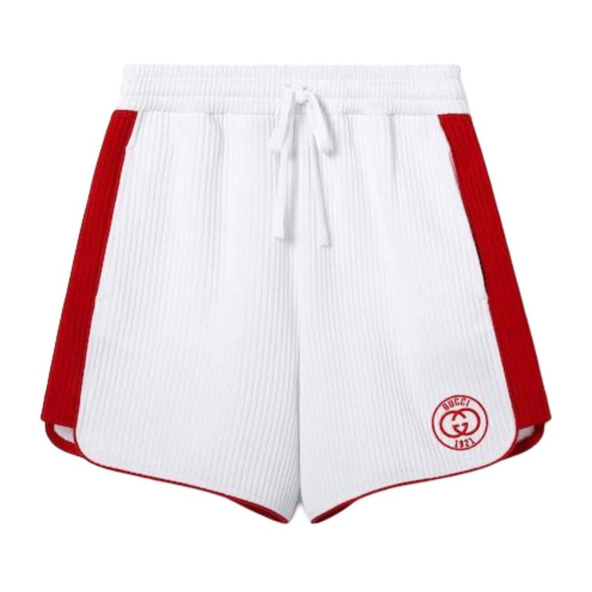 Gucci o1la5ras0526 Embroidered Cotton Blend Shorts in White Size 27" / US 4 / IT 40 - 1 Preview