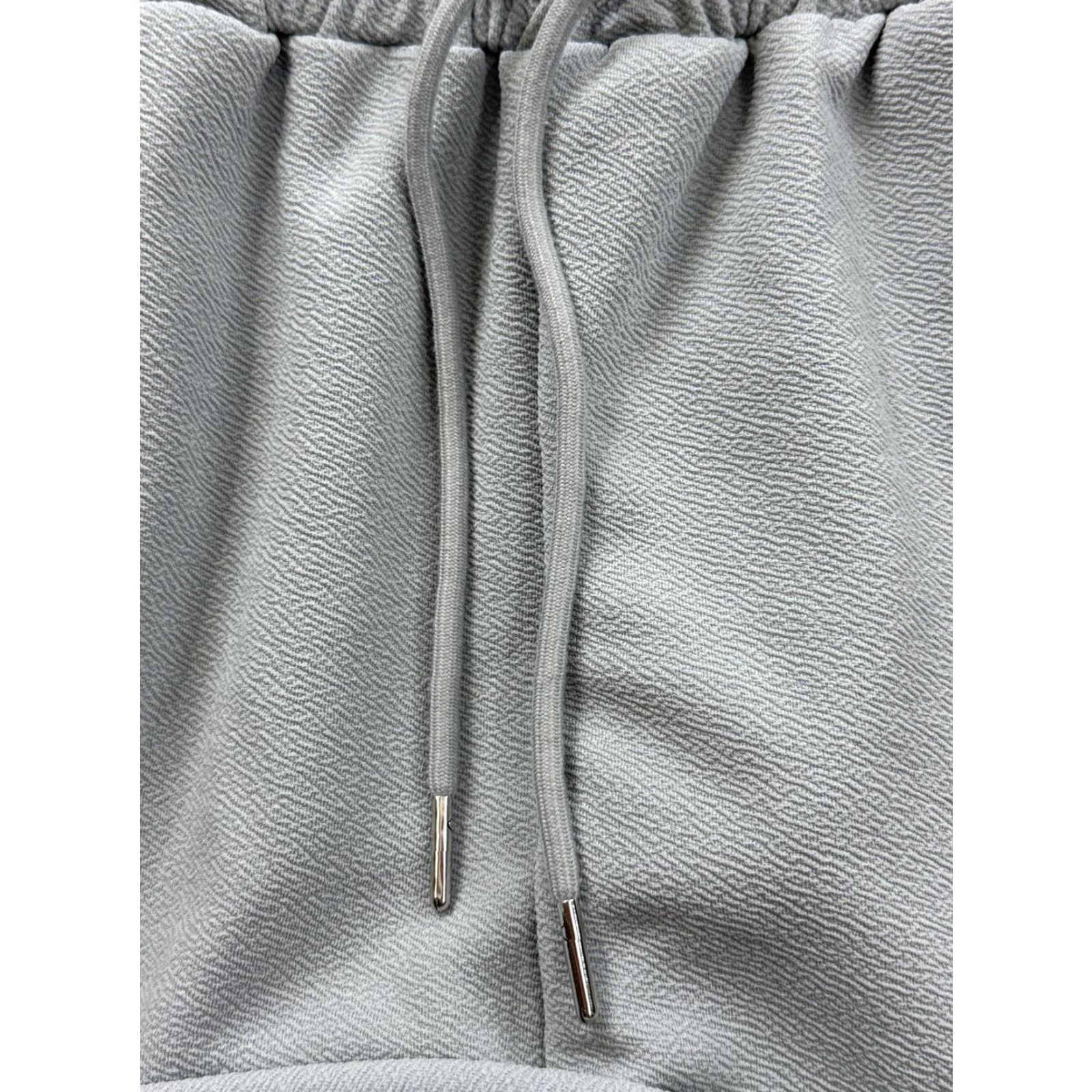 Vintage Coofandy Sweatpants Mens XL Gray Textured Knit Elastic Waist Pockets Lounge Size US 36 / EU 52 - 2 Thumbnail