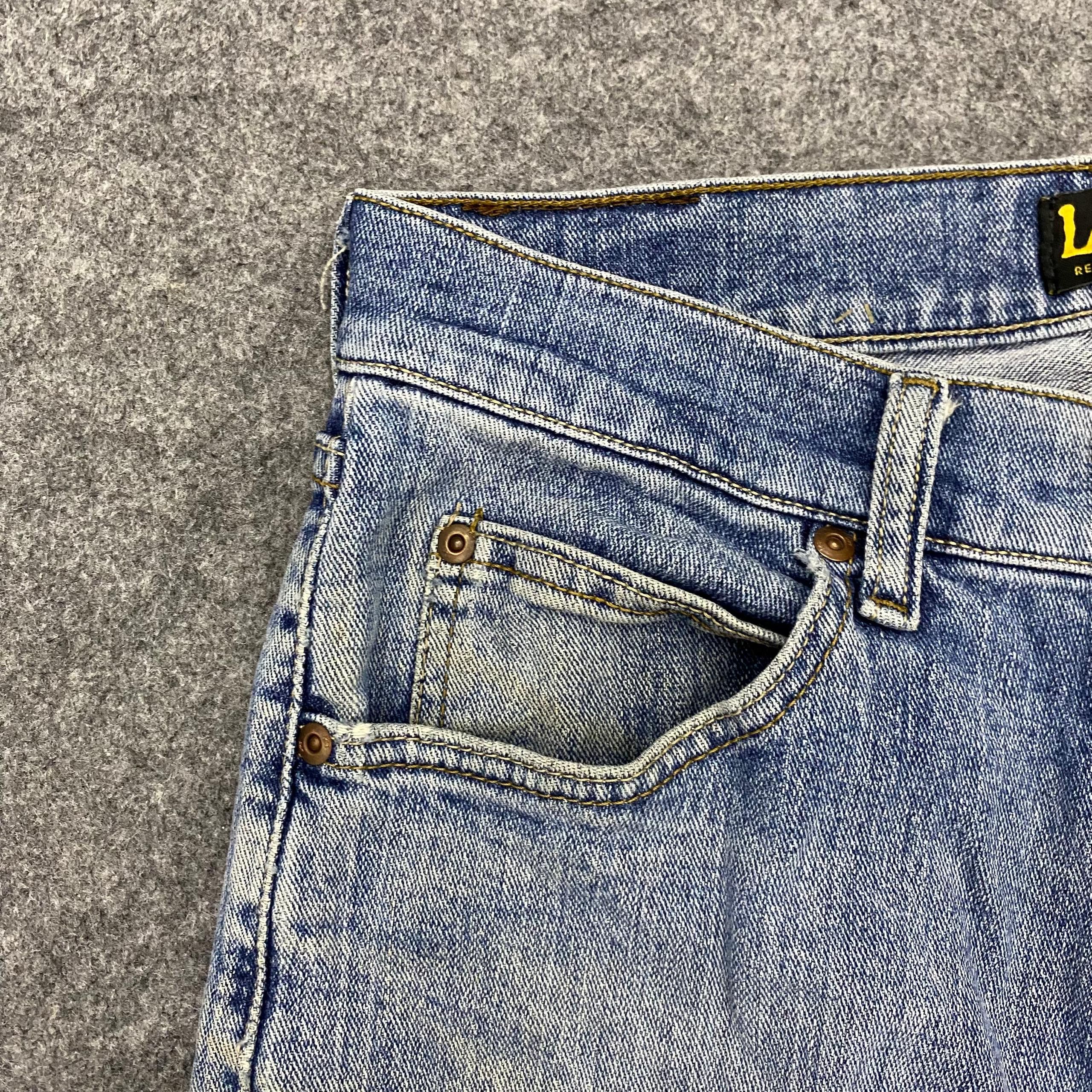 Lee 💥Best Offer💥Vintage Lee Riders Distressed Denim Size US 29 - 11 Thumbnail