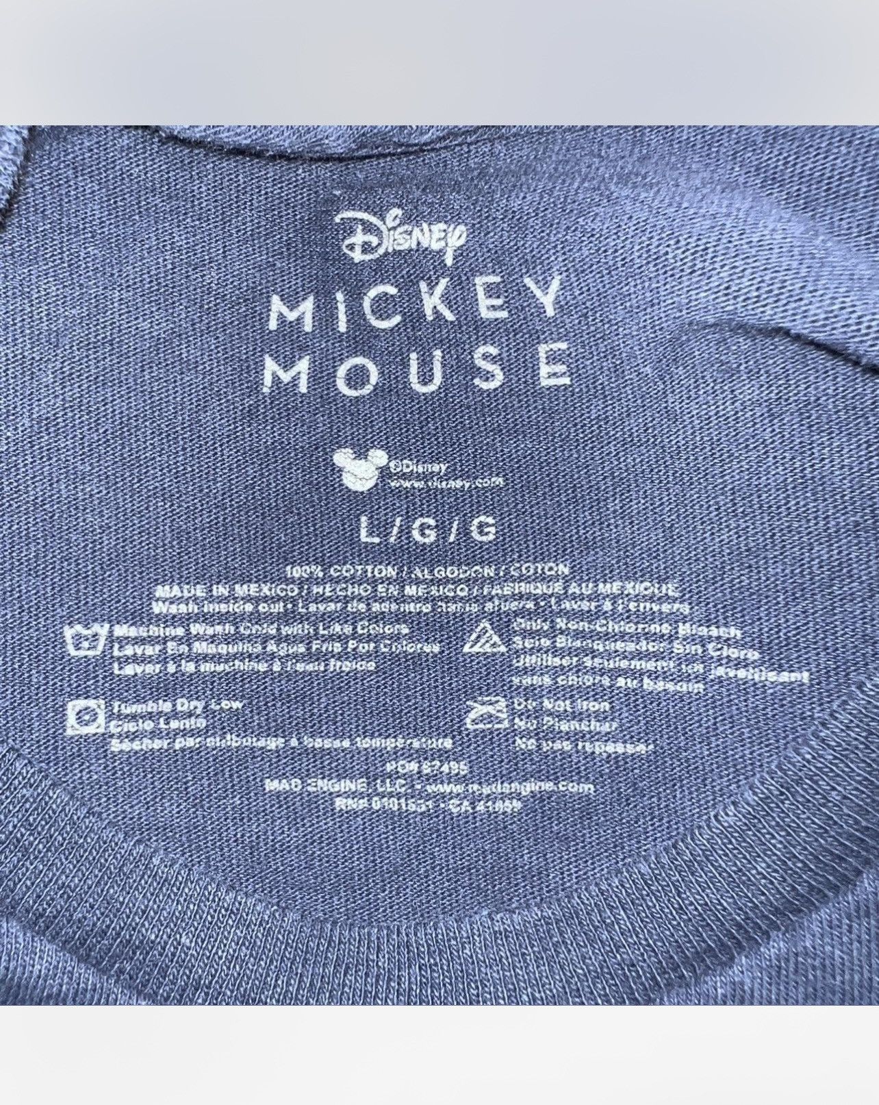 Other Blue Vintage Mickey Mouse Disney Shirt Size US L / EU 52-54 / 3 - 2 Thumbnail