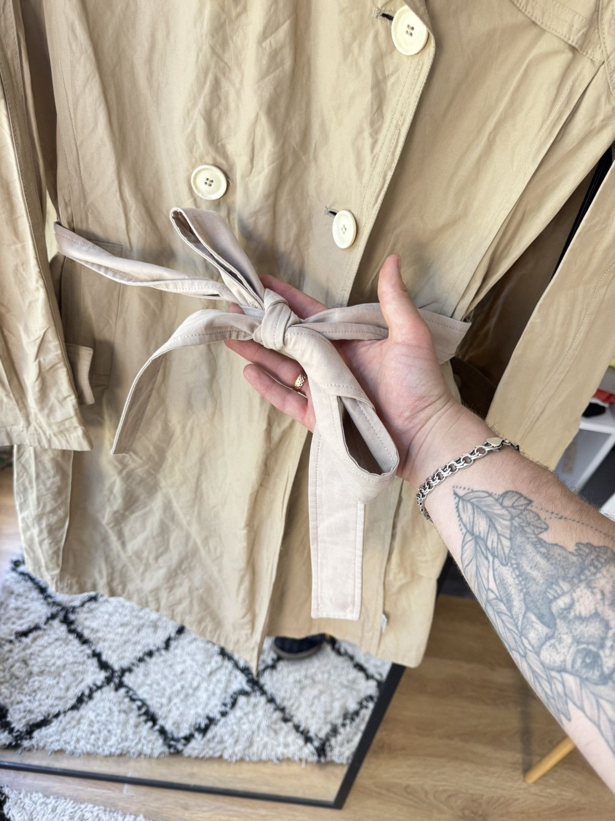 Moncler Moncler trench coat size 1 S Size S / US 4 / IT 40 - 17 Thumbnail