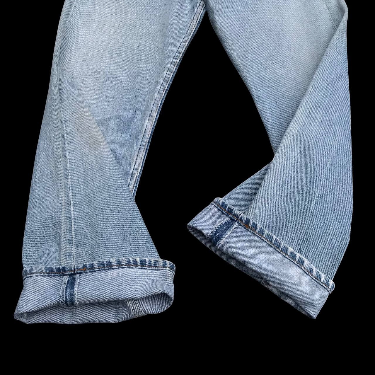 Levi's Vintage Clothing 80S Vintage Levis 501 USA lightwash dirty Stain W29x28 inch Size US 29 - 10 Thumbnail