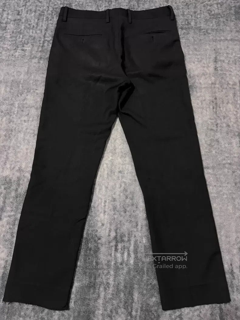 Saint Laurent Paris Saint Laurent Paris Wool Basic Nine-Quarter Black Trousers Size US 28 / EU 44 - 2 Thumbnail