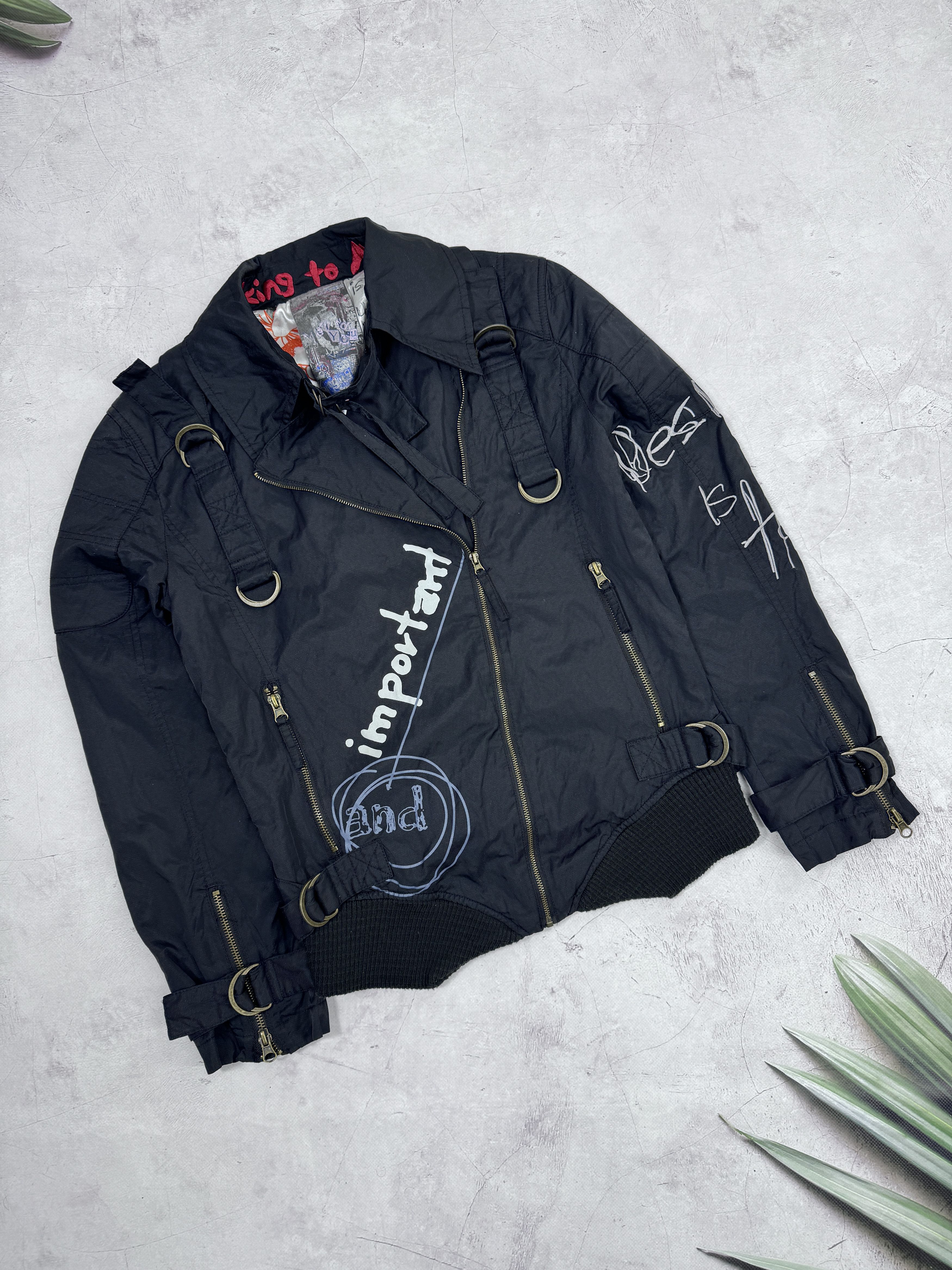 Designer × Desigual Desigual Bomber Jacket Avant Garde Style Womens / Ladies Size M / US 6-8 / IT 42-44 - 3 Thumbnail
