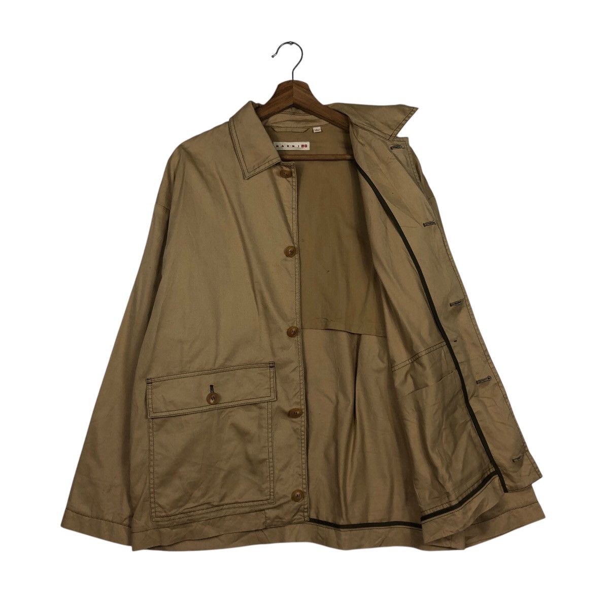 Marni × Uniqlo 📌Marni X Uniqlo Chore Worker Jacket Duck Canvas Size US L / EU 52-54 / 3 - 12 Thumbnail