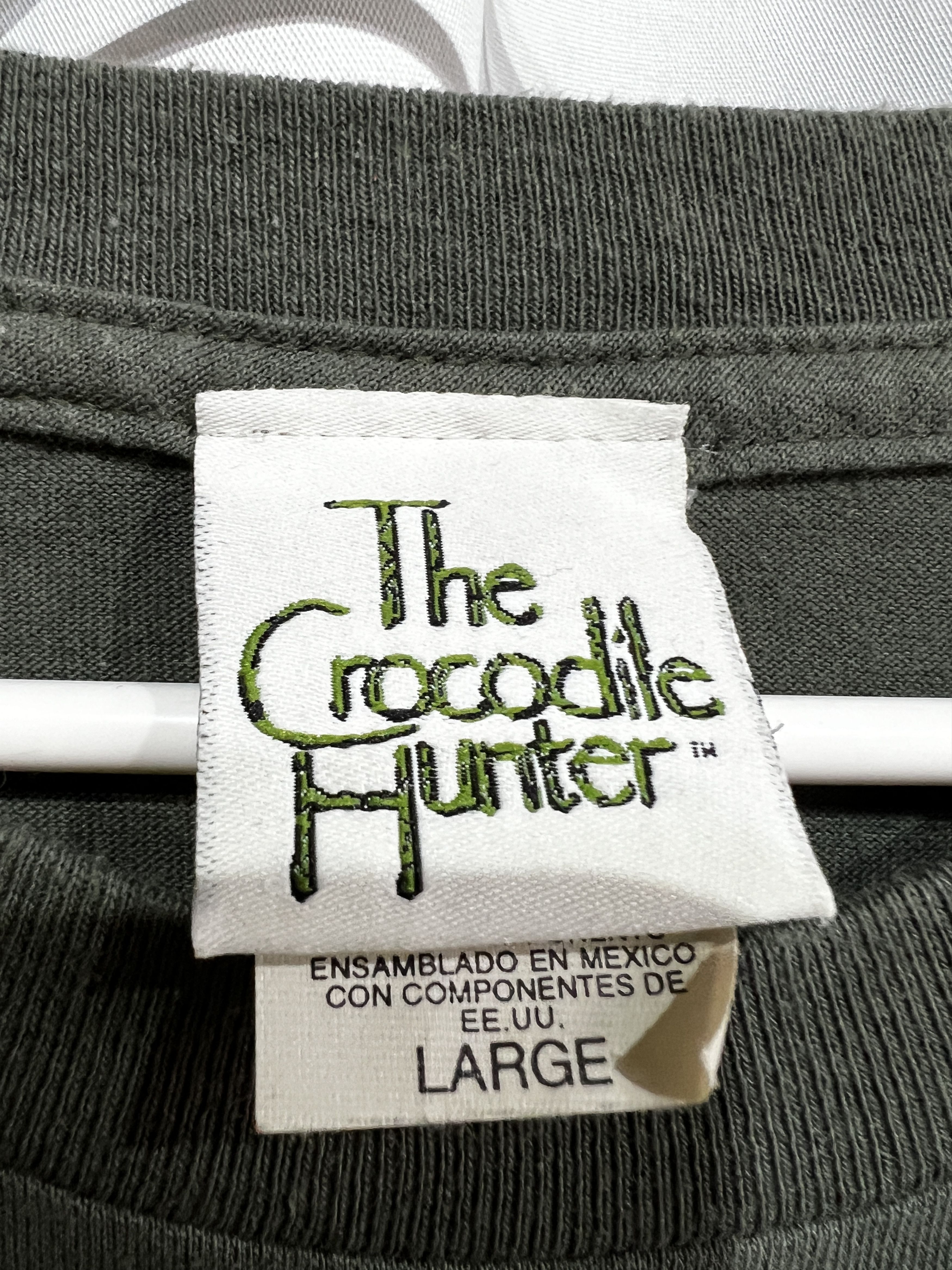 Vintage Vintage 2000 The Crocodile Hunter Steve Irwin T Shirt Size US L / EU 52-54 / 3 - 3 Thumbnail