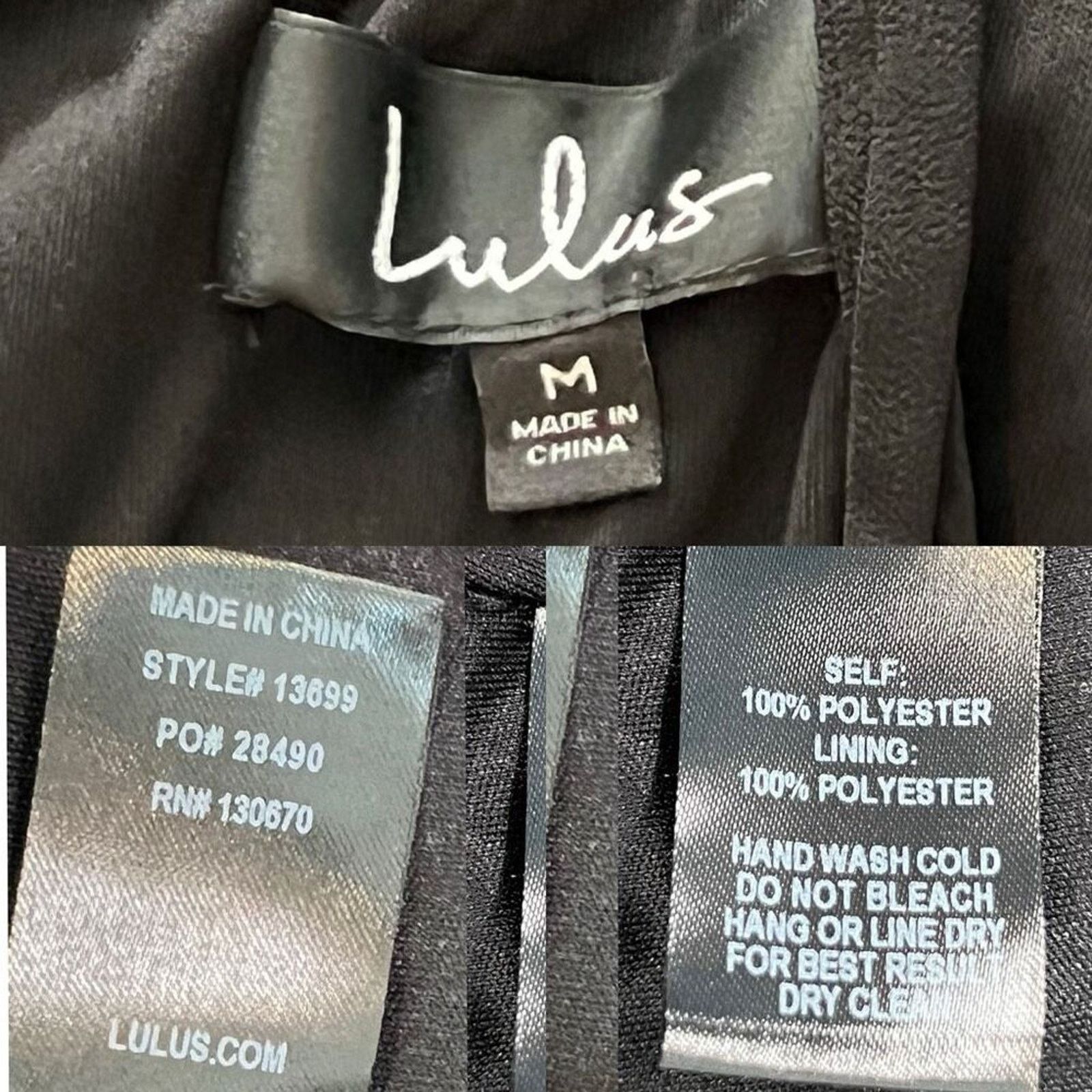 Other Lulu's Black Back Chiffon A-line Long Maxi Dress SMALL Gala Size S / US 4 / IT 40 - 5 Thumbnail