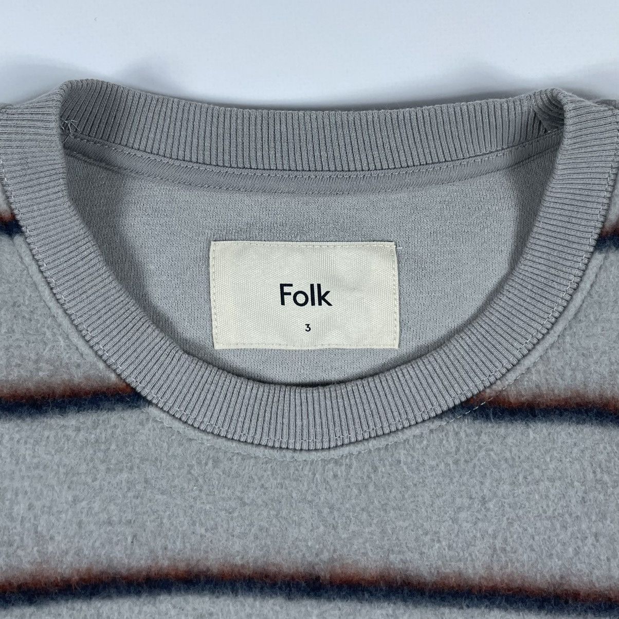 Folk Folk fleece striped Sweatshirt Size US M / EU 48-50 / 2 - 5 Thumbnail