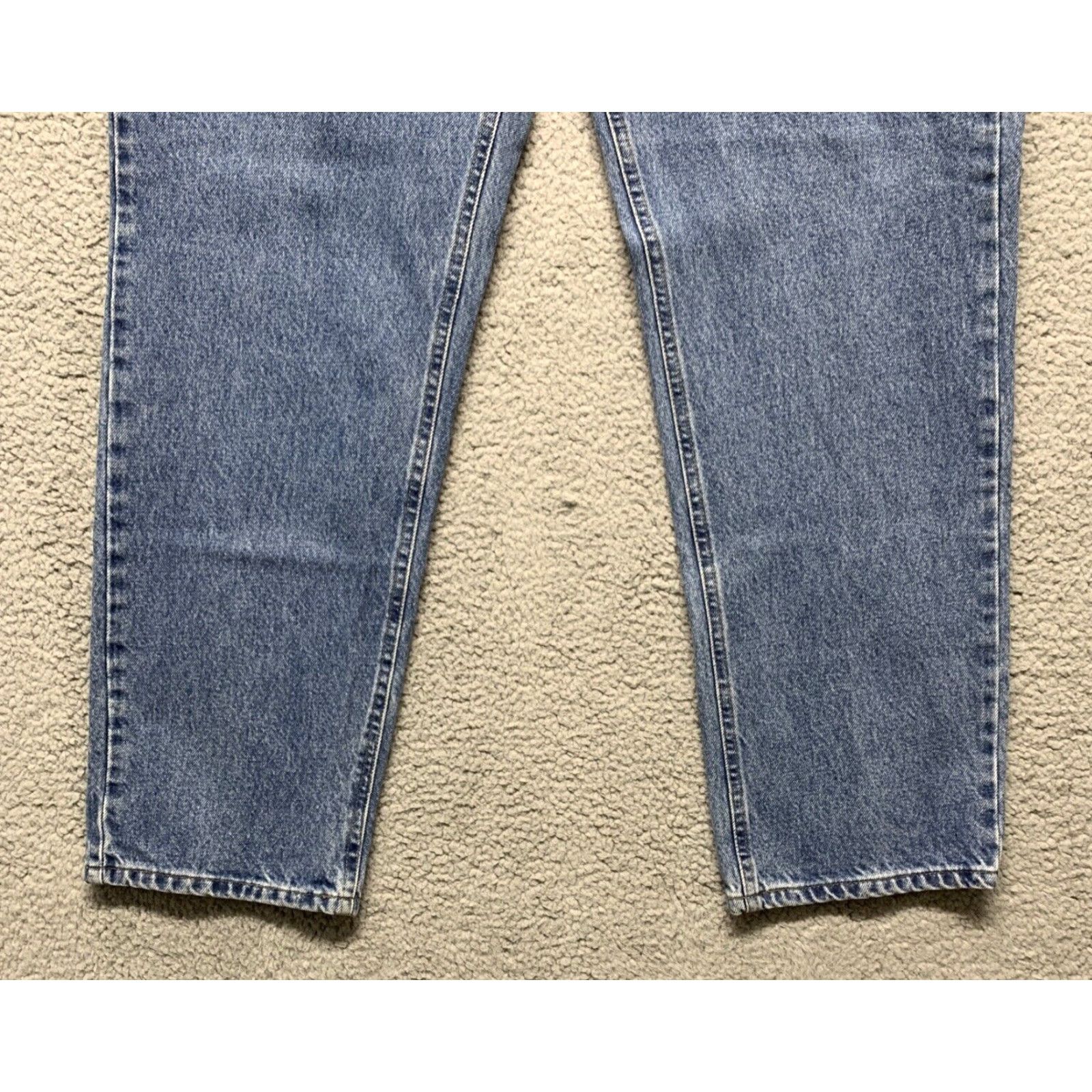 Carhartt VINTAGE Carhartt Blue Jeans Size 42 X 32 1/2 Actual Straight Traditional Fit Denim READ Size US 42 / EU 58 - 3 Thumbnail
