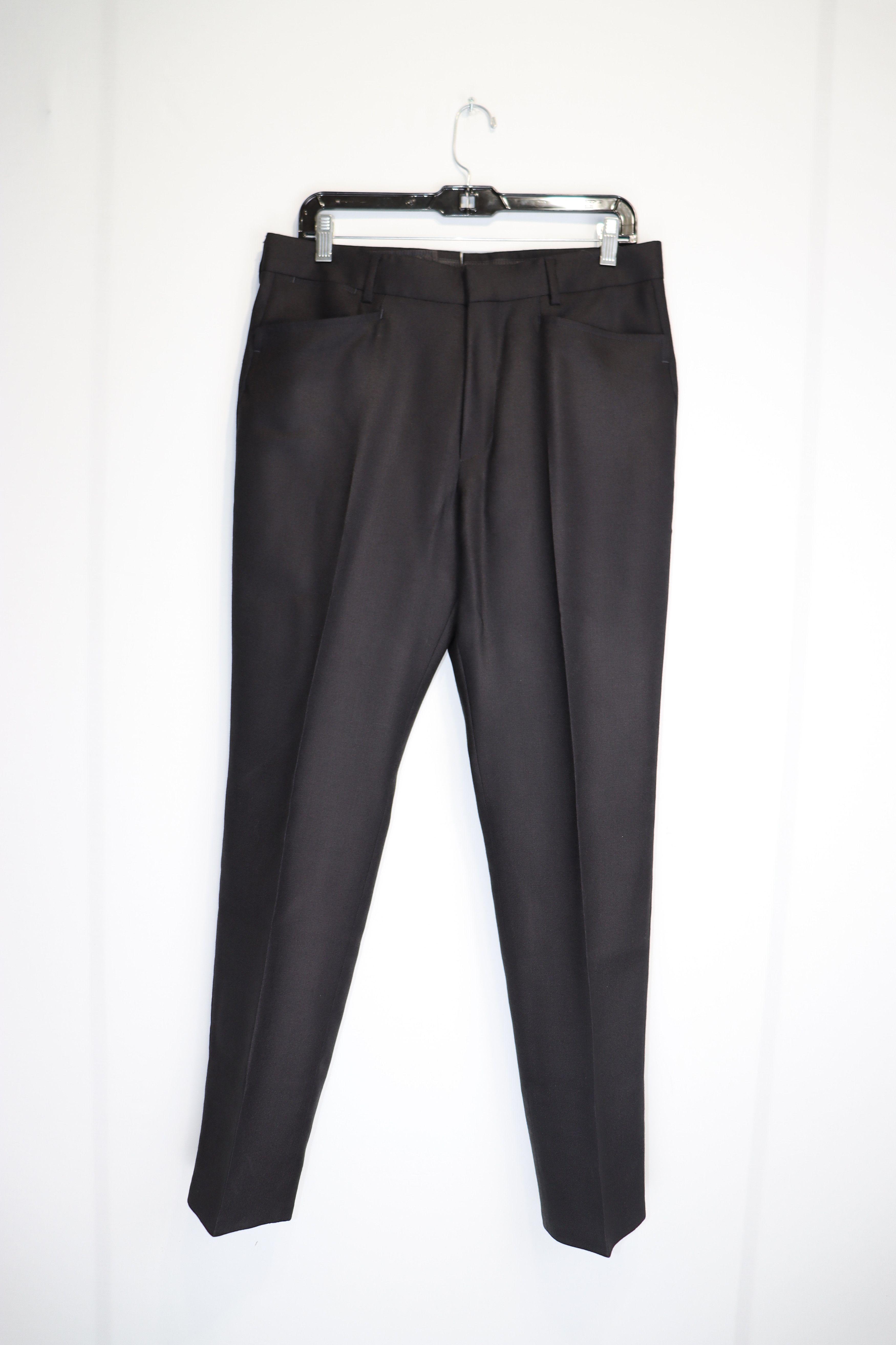Tom Ford o1rshd1 Evening Pants / Slacks / Formal Trousers in Black Size US 30 / EU 46 - 2 Thumbnail