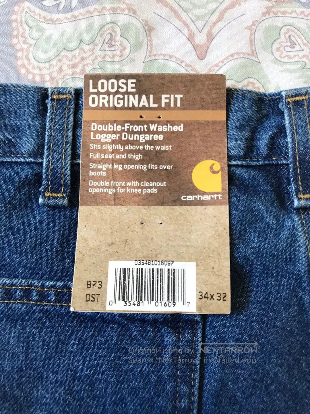 Carhartt Carhartt B73 Double Knee Washed Jeans. Size US 34 / EU 50 - 8 Thumbnail
