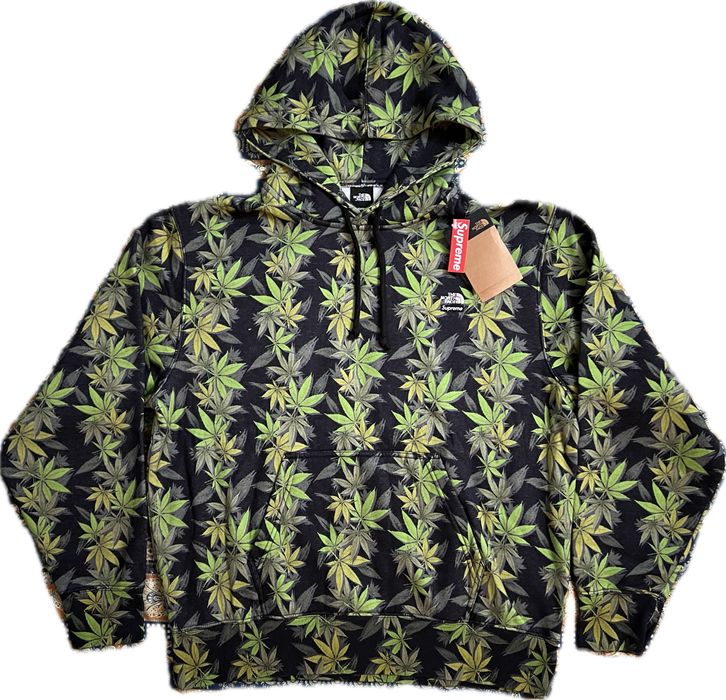 Supreme Supreme The North Face Leaf Hoodie Sweatshirt grass erb