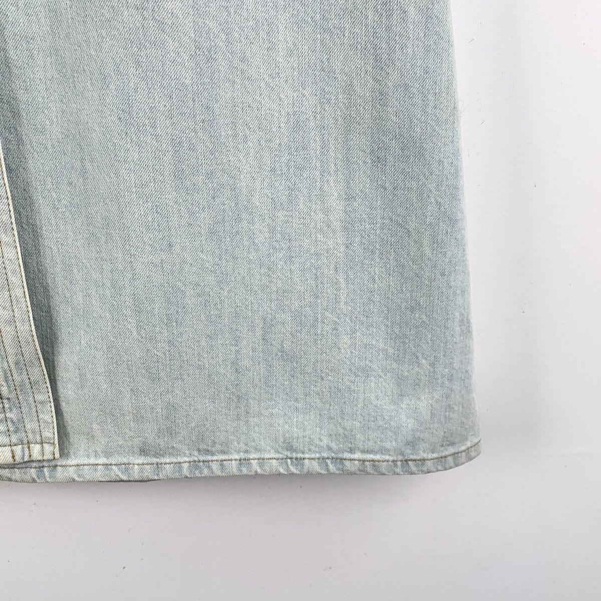 Miu Miu Miu Miu Light Blue Single-breasted Denim Maxi Skirt K26WX Size 26" / US 2 / IT 38 - 4 Thumbnail