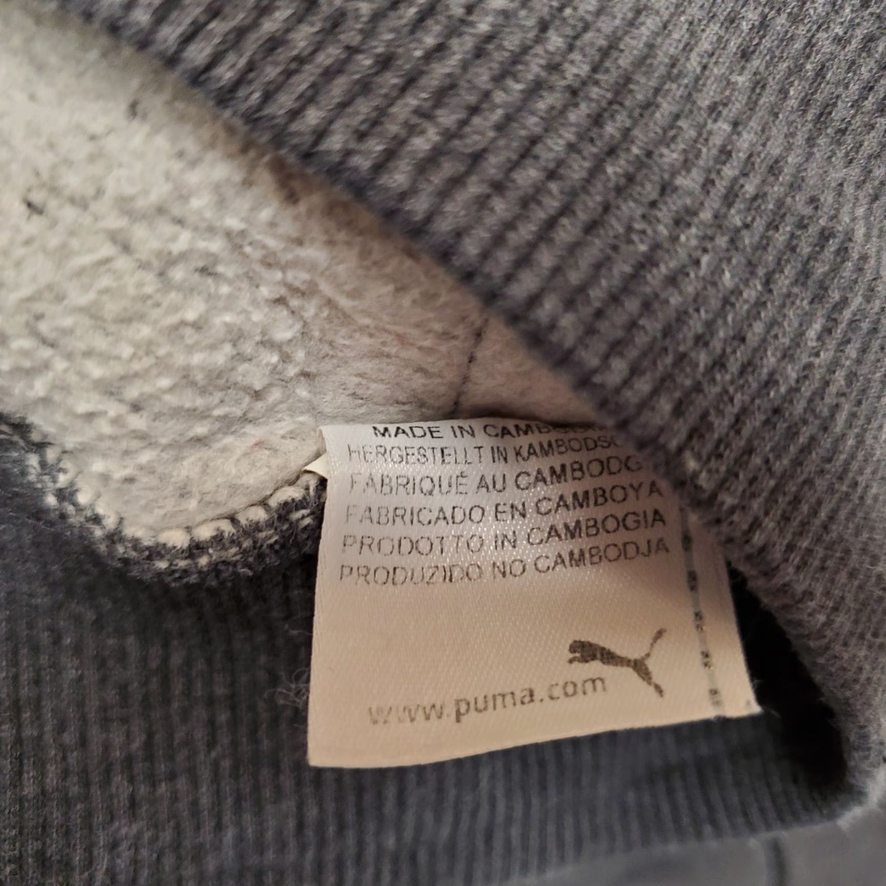 Puma Puma Sweat Pants Mens S Gray Logo Cotton Polyester Blend Sports Everyday Casual Sweatpants Size US 29 - 6 Thumbnail