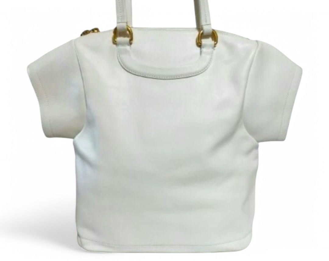 Moschino Moschino - T-Shirt Motif Leather Handbag Archive Ultra Rare Size ONE SIZE - 4 Thumbnail