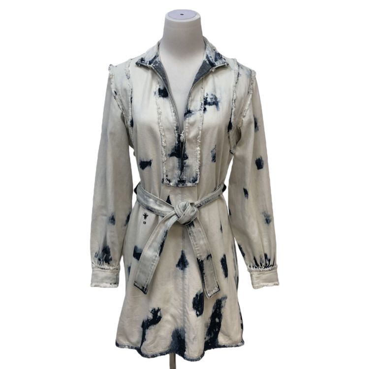 Dior Dior Bee Motif Tie Waist Mini Dress Size 36 Size XS / US 0-2 / IT 36-38 - 1 Thumbnail
