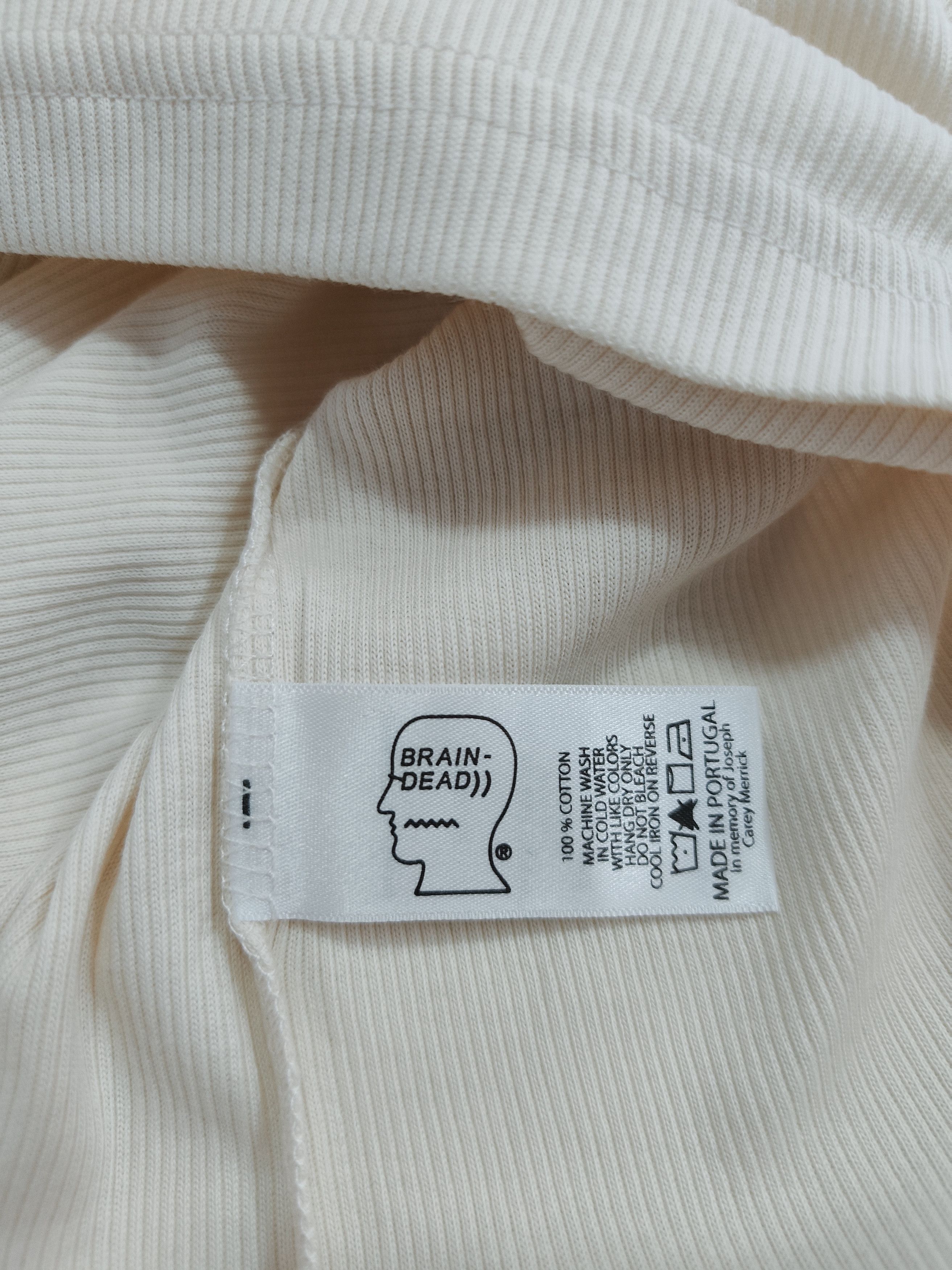 Brain Dead Brain dead "Ribbed Henley" Size XL / US 12-14 / IT 48-50 - 4 Thumbnail