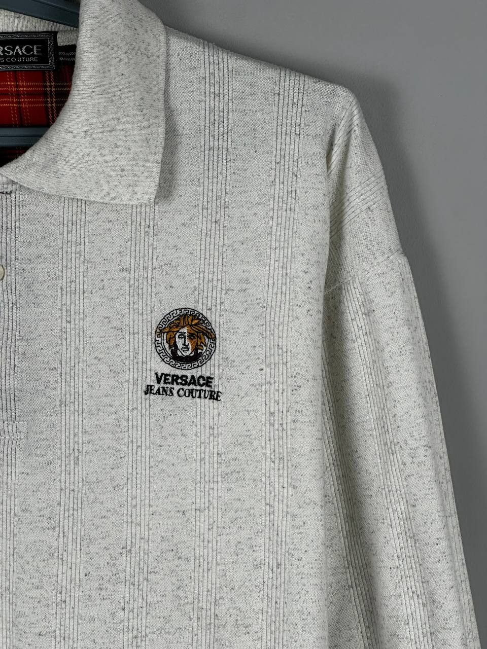 Versace Jeans Couture Versace Jeans Couture Vintage Medusa Polo Sweater Size US L / EU 52-54 / 3 - 4 Thumbnail