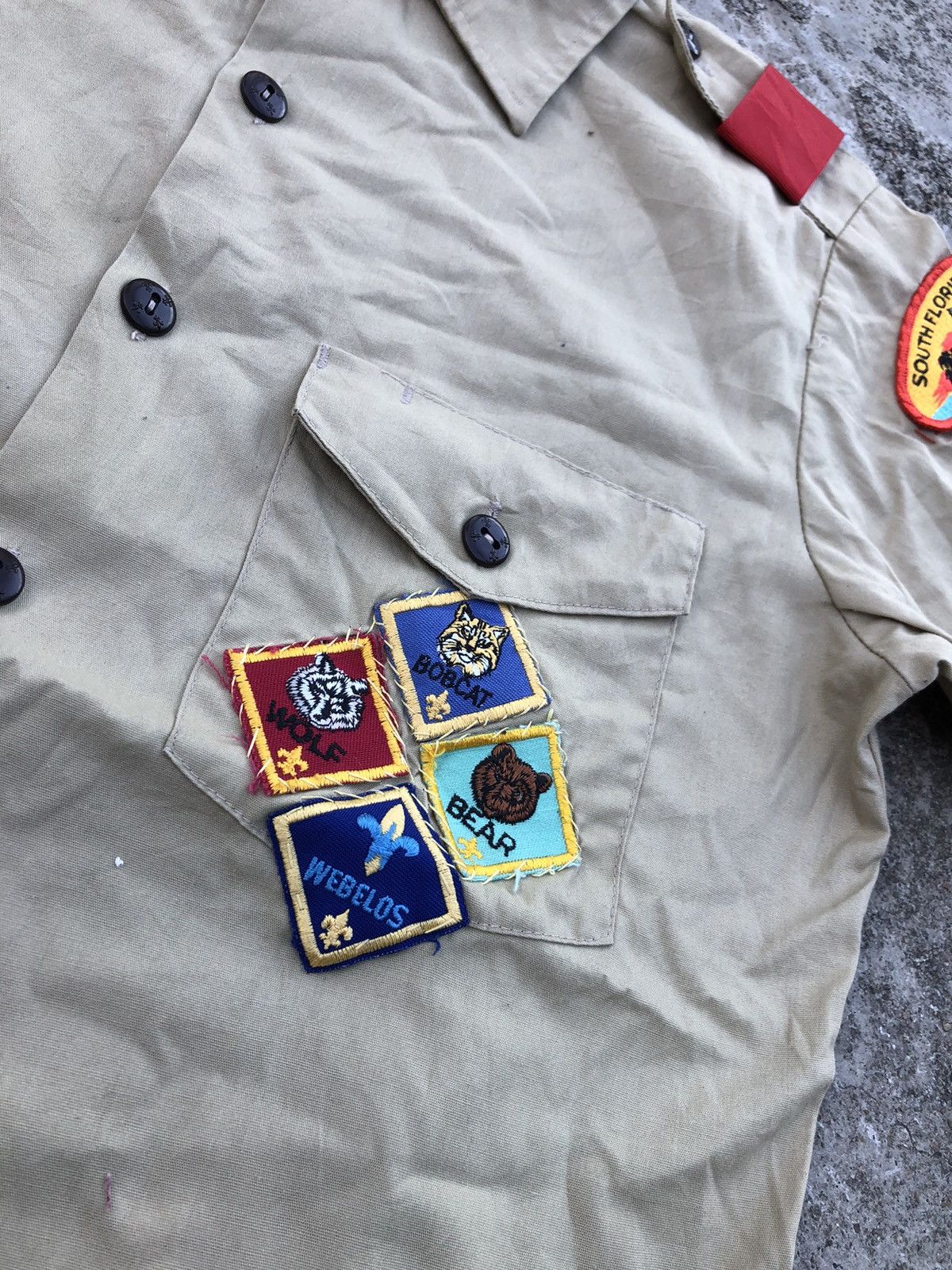 Vintage VINTAGE BOY SCOUTS OF AMERICA BUTTON UP Size US S / EU 44-46 / 1 - 3 Thumbnail