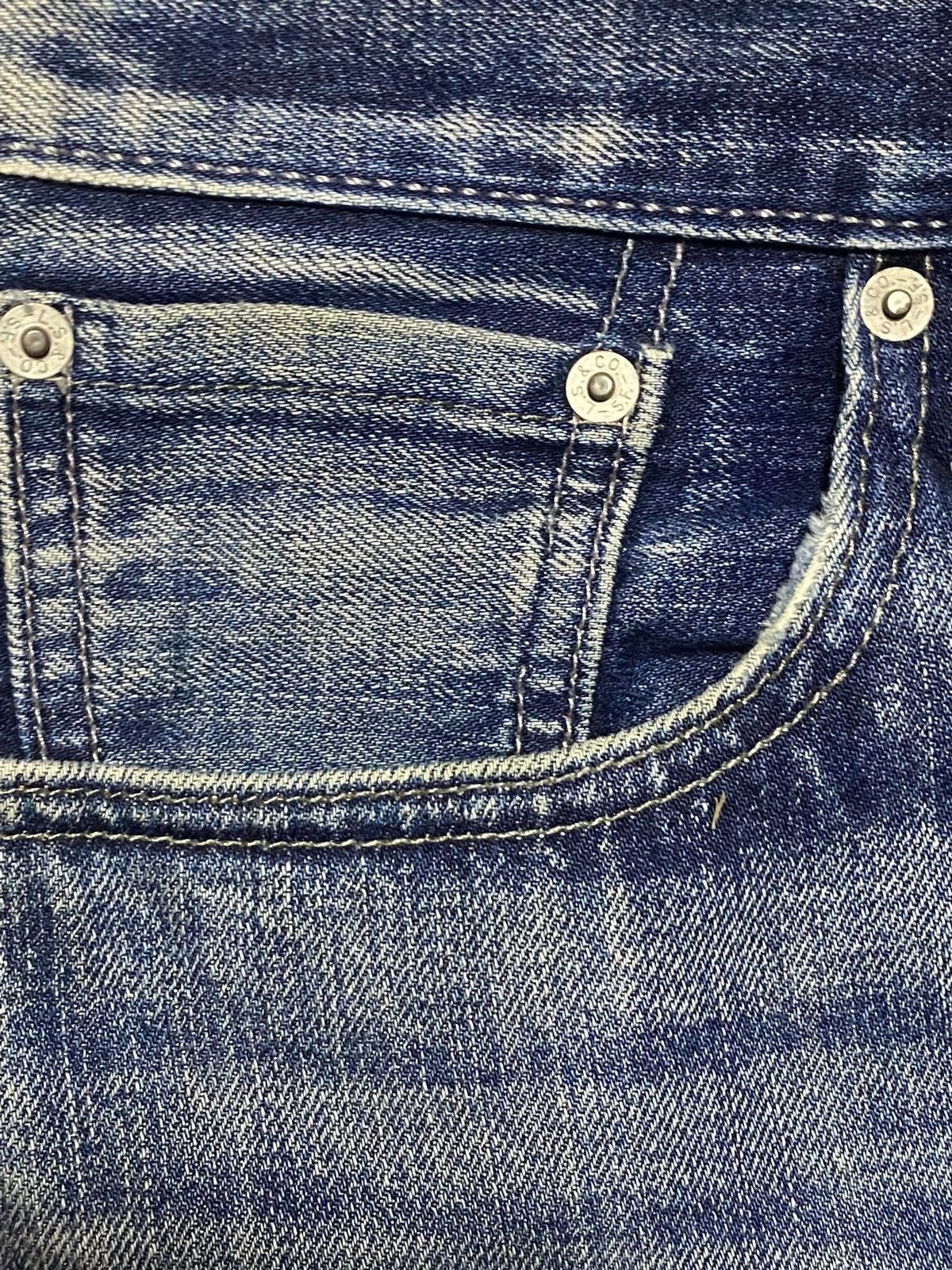 Levi's Vintage Clothing Levis 508 Y2K Unique Faded Slim Jeans Size US 34 / EU 50 - 9 Thumbnail